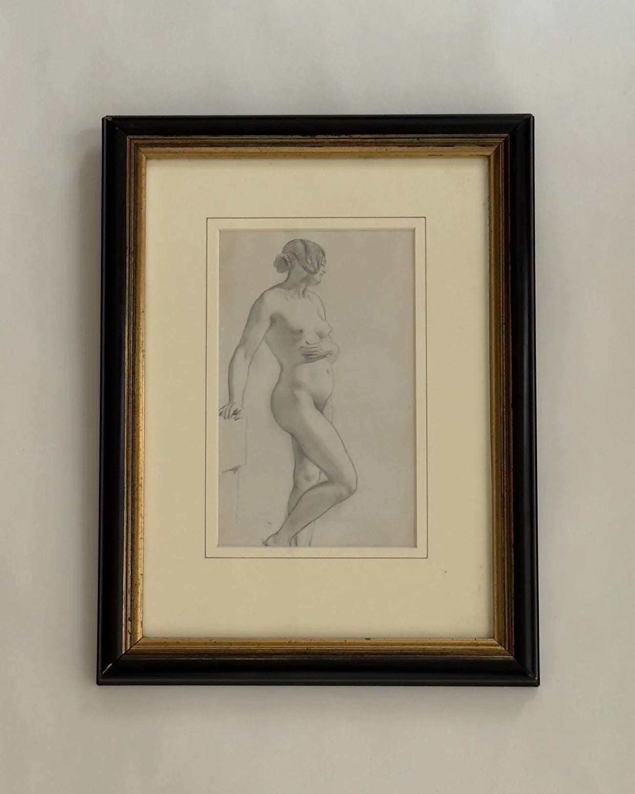 19th-Century Nude in Profile