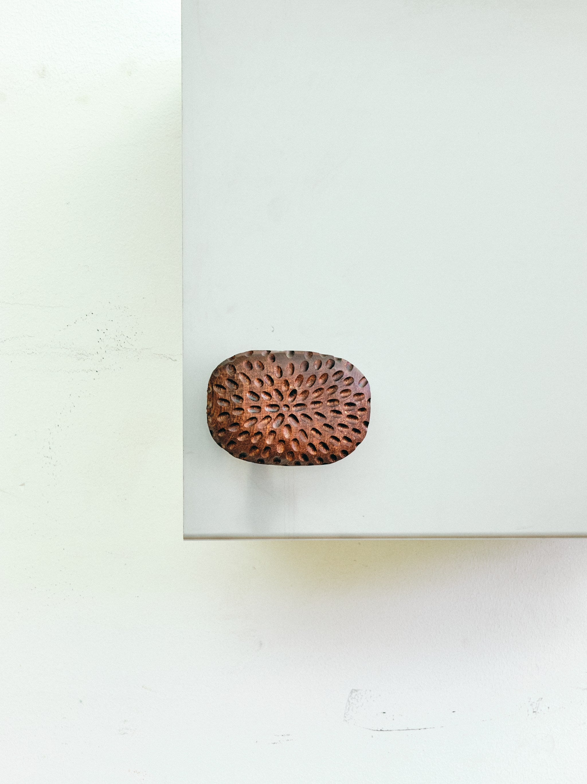 Medicine Cabinet - Metal and Wood — detail view