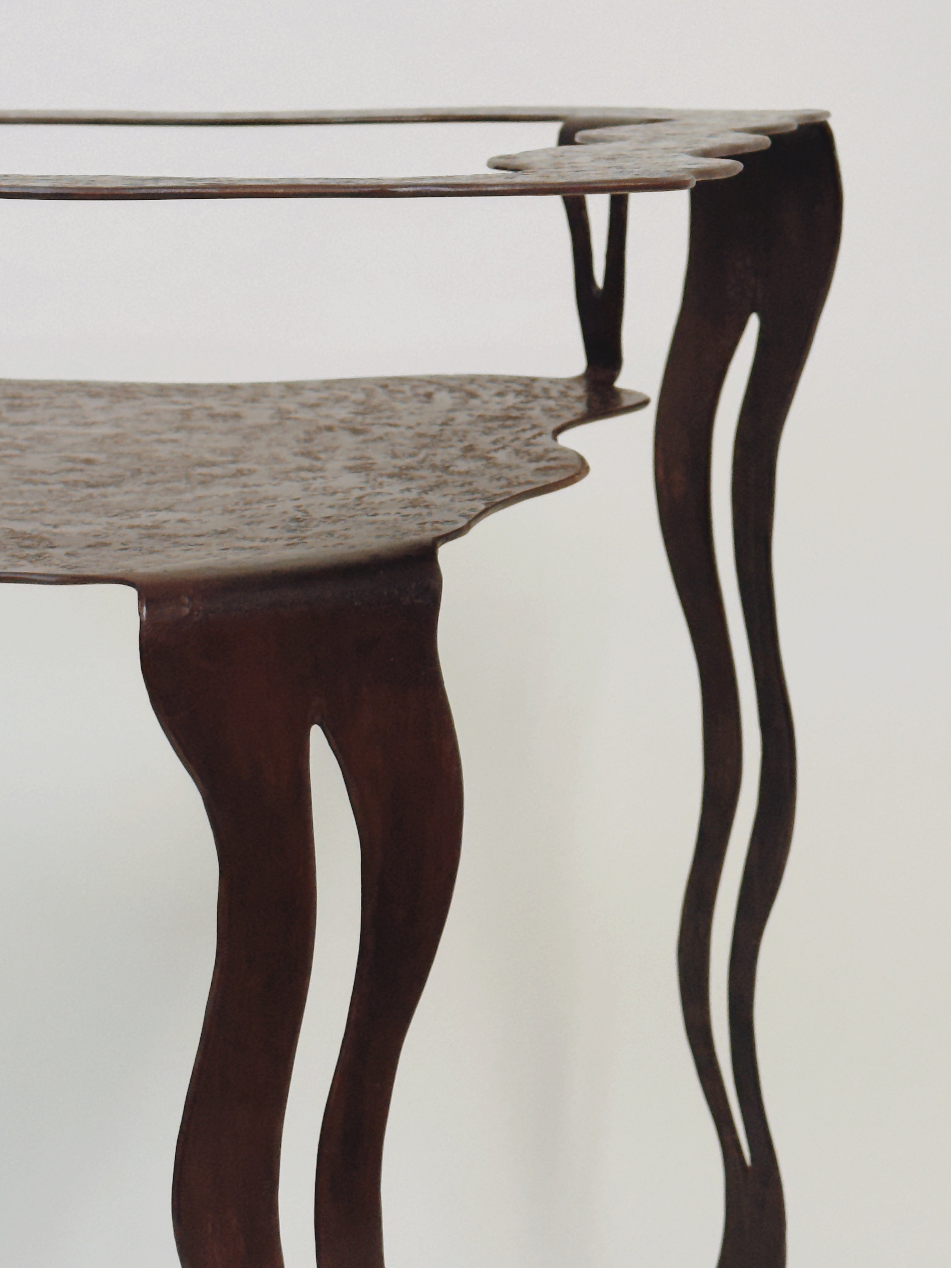 Steel Console Table by Arnaud Maurer — in context