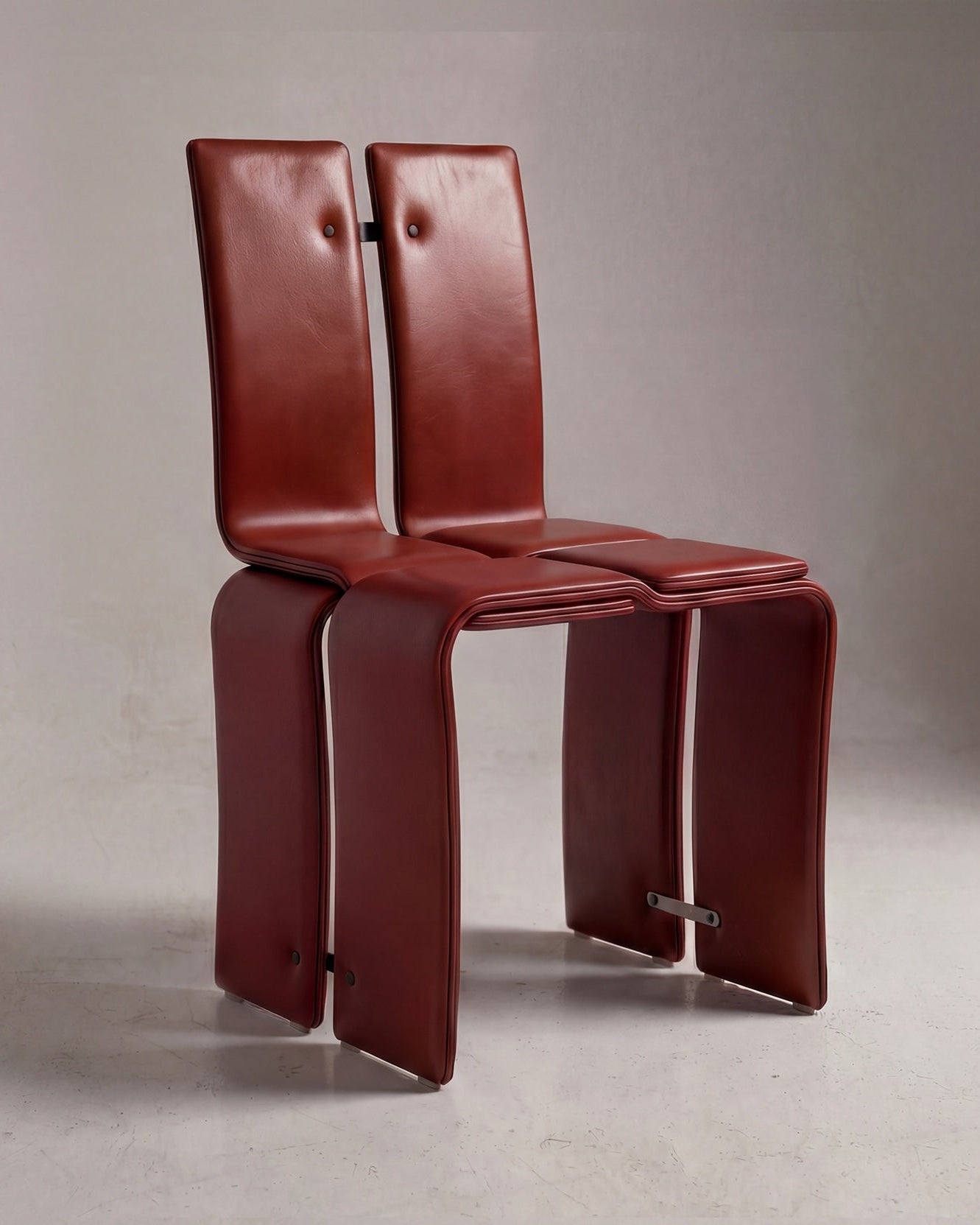 Chaise Tressée - Cuir