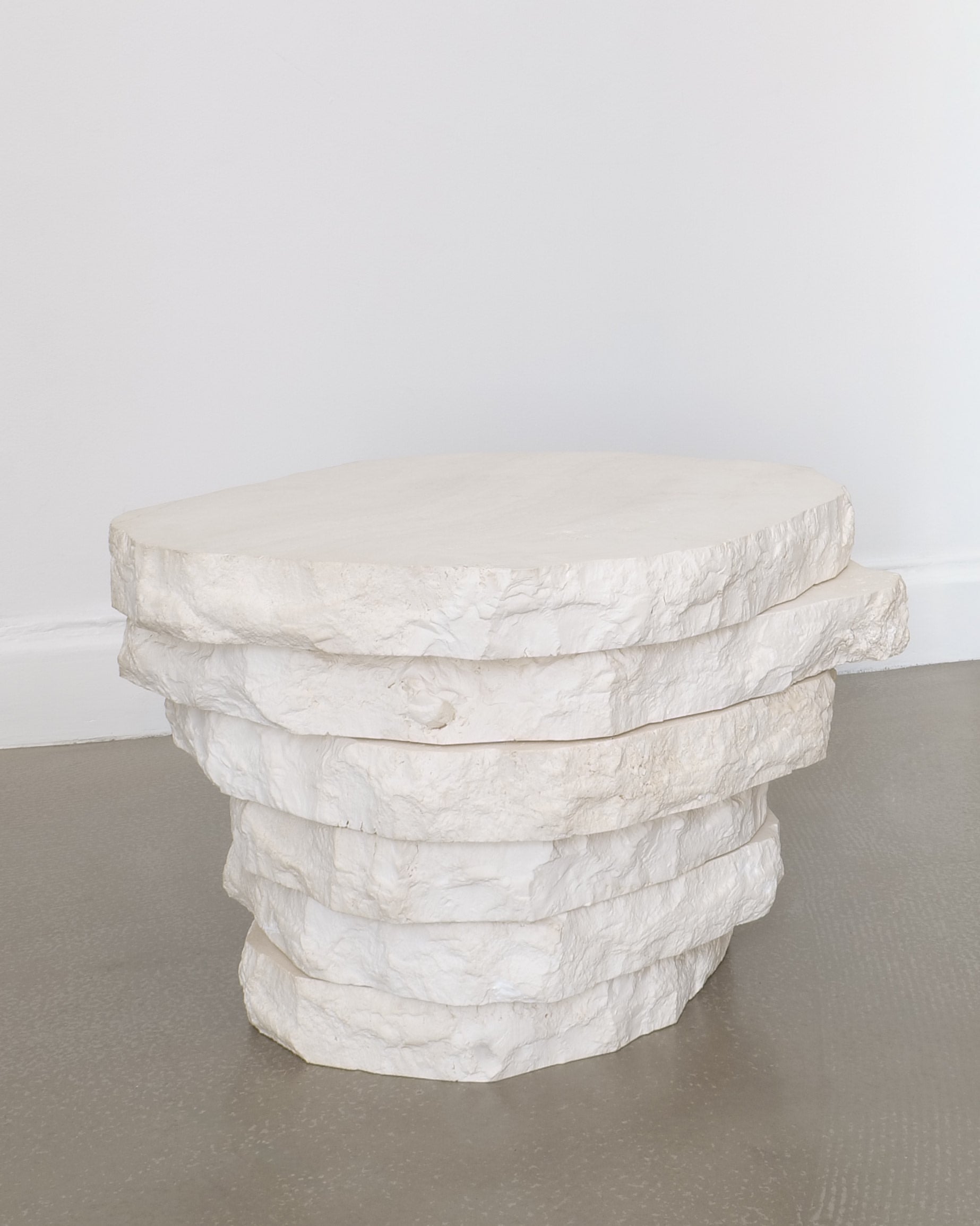 Table in Travertine, Navona by Jesper Sundberg Örtegren by Collection apart | The Oblist