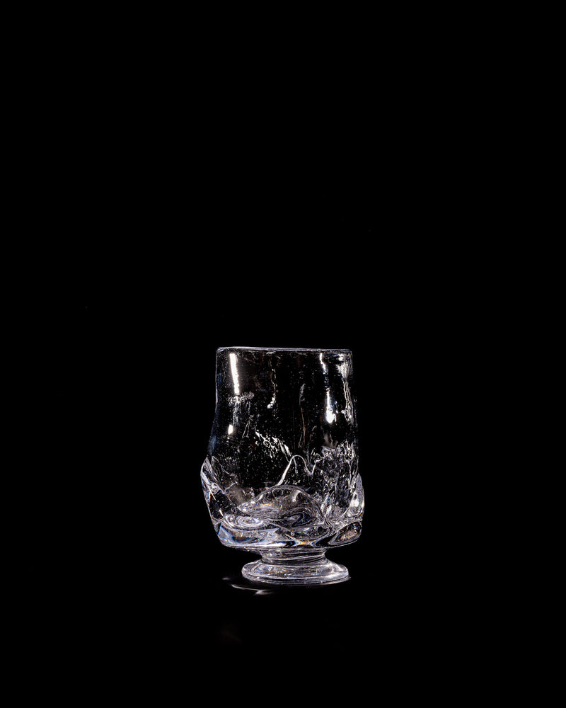 Organic Table Glass — side angle