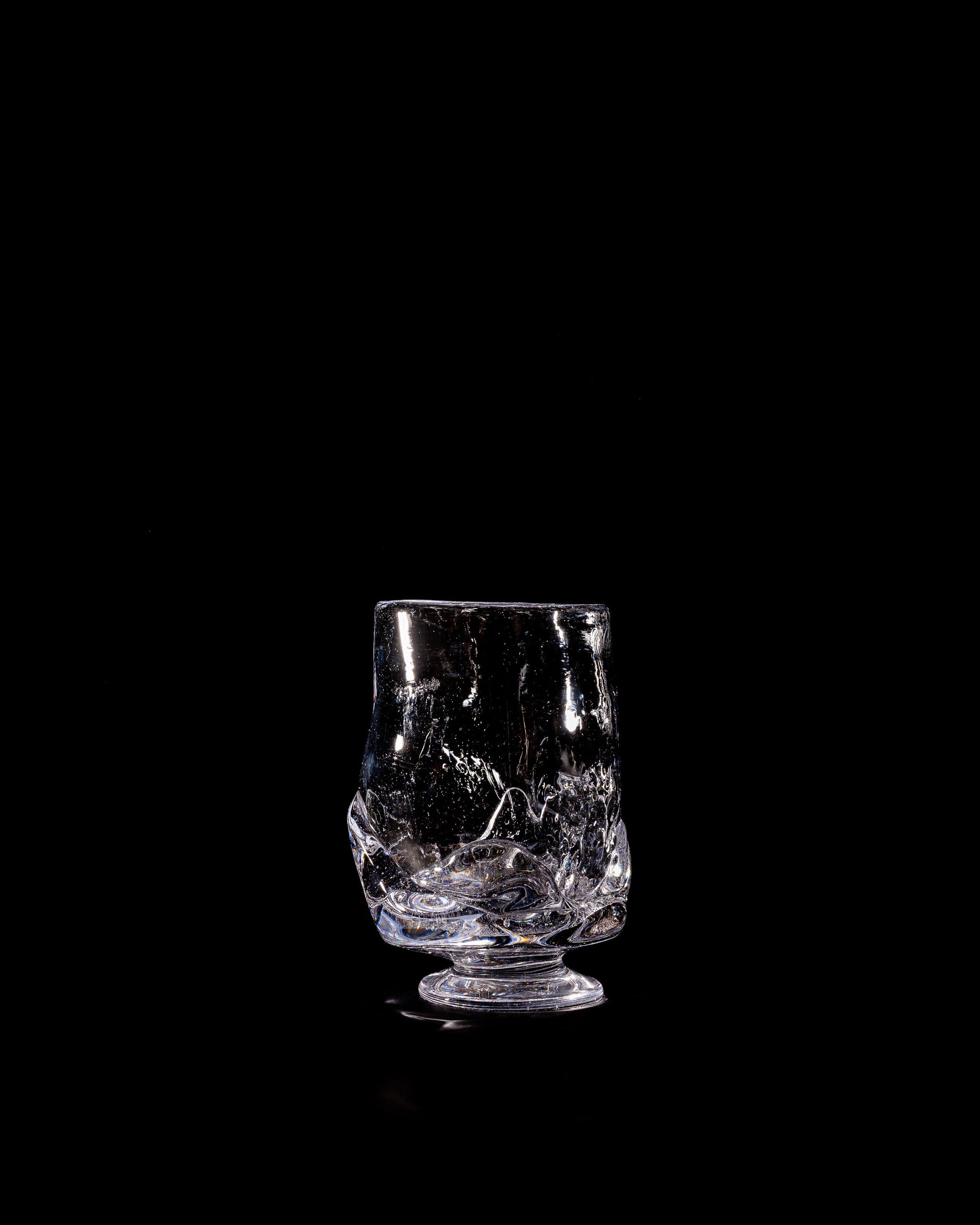 Organic Table Glass — side angle