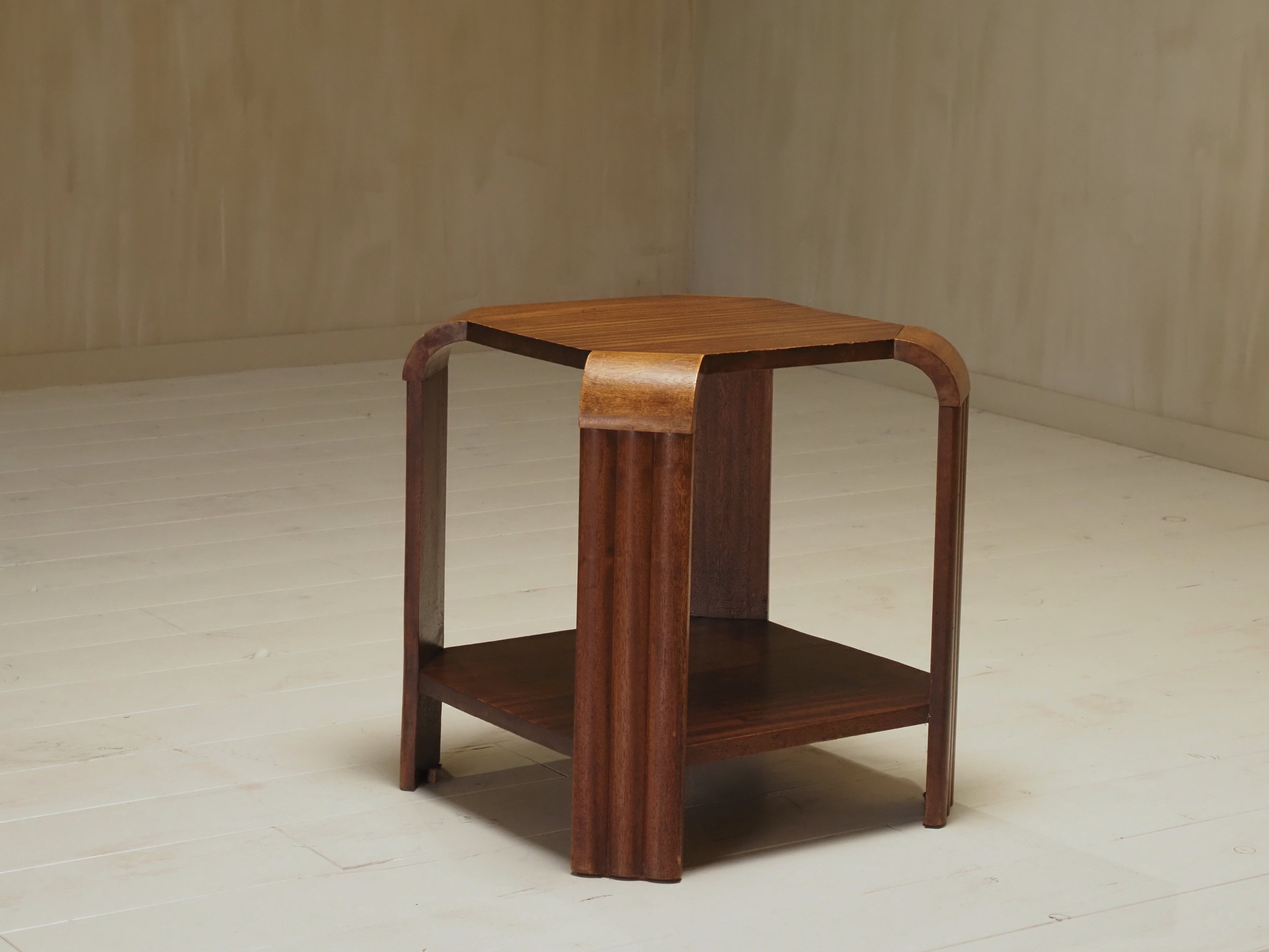 Art Deco side table, 1930s — alternate view