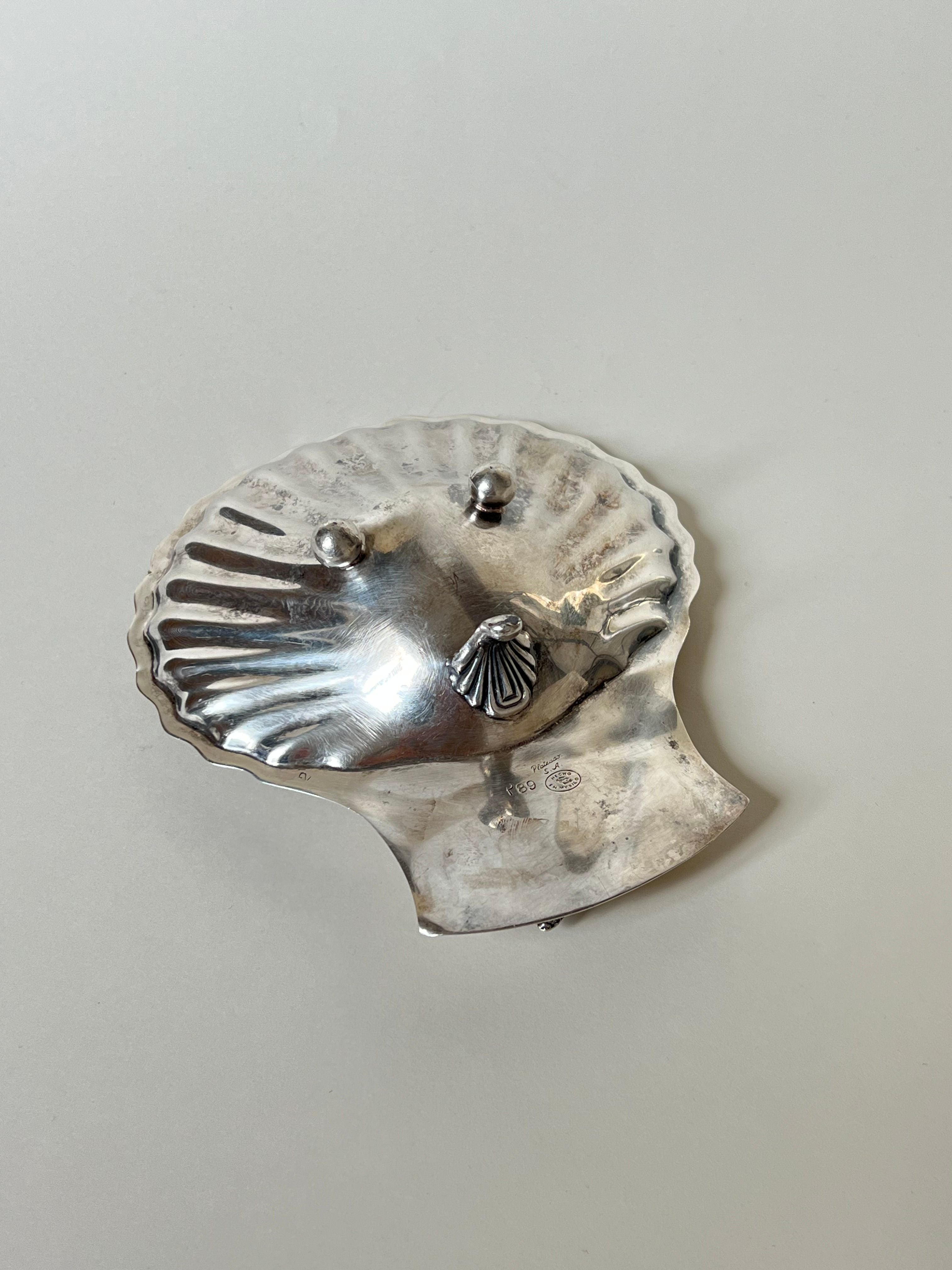 Mexican Silver Shell Vide Poche
