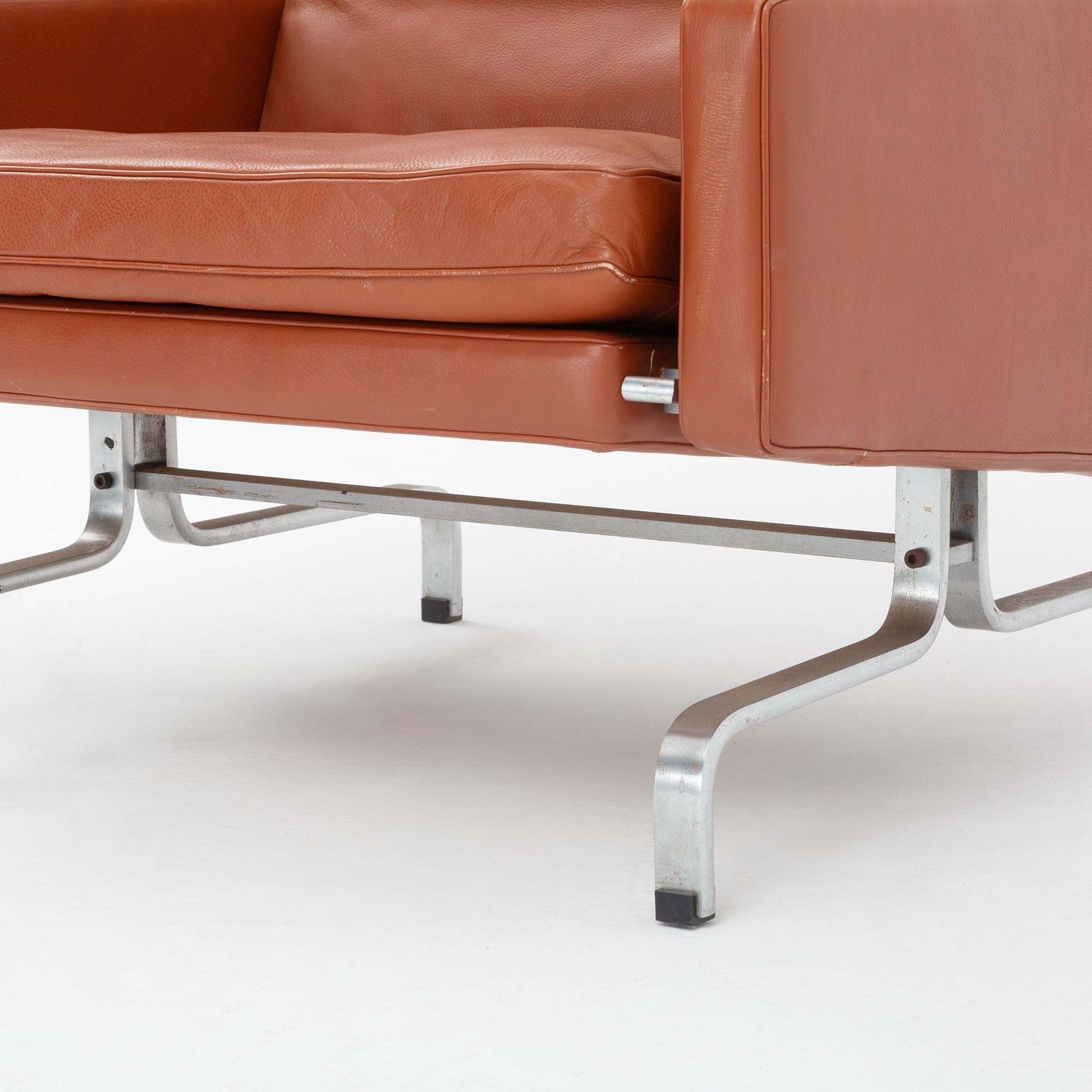 PK 31/3 Sofa Set by Poul Kjaerholm for Fritz Hansen, 1958 — detail view