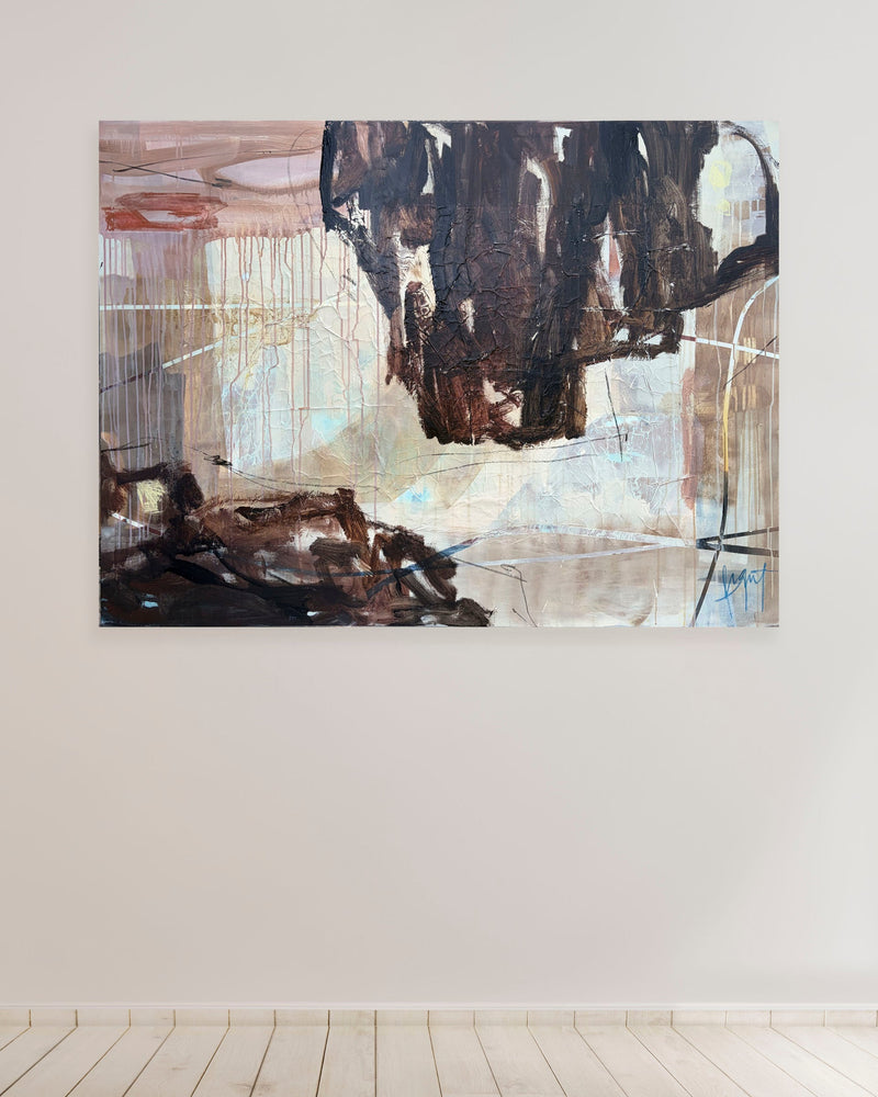 Pastizal' Painting by Paula Piquet | The Oblist — abstract colors, contemporary art