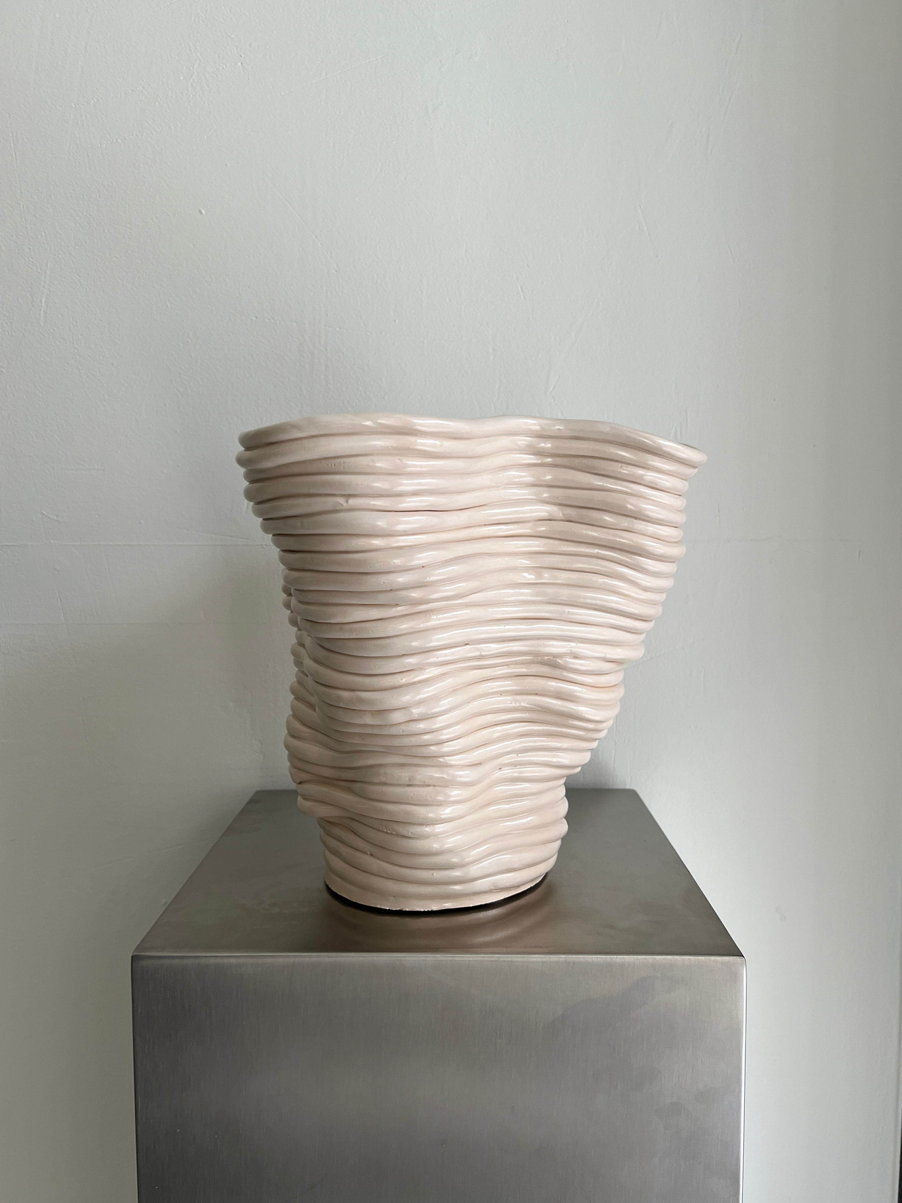 Wobbly Vase Natural — lifestyle setting