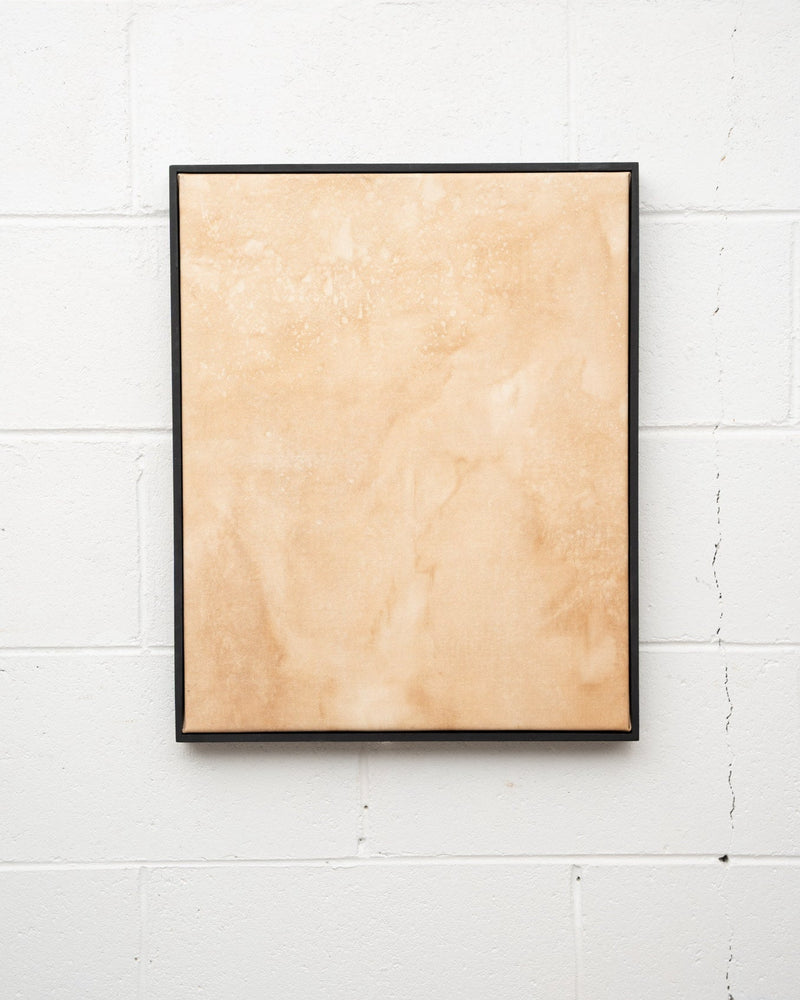 “Sound of Silence,” Original Artwork by Natasha France | The Oblist — beige canvas, modern design