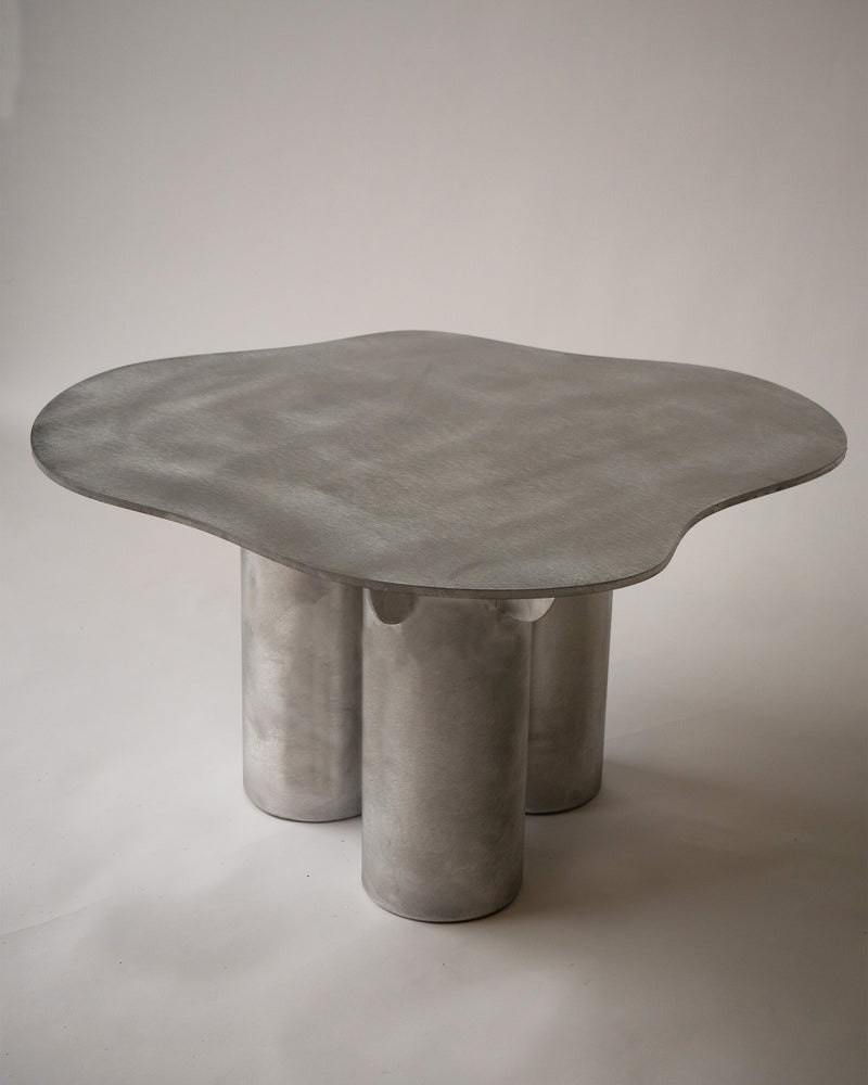 Aluminium Coffee Table by Six Dots Design | The Oblist — modern grey finish