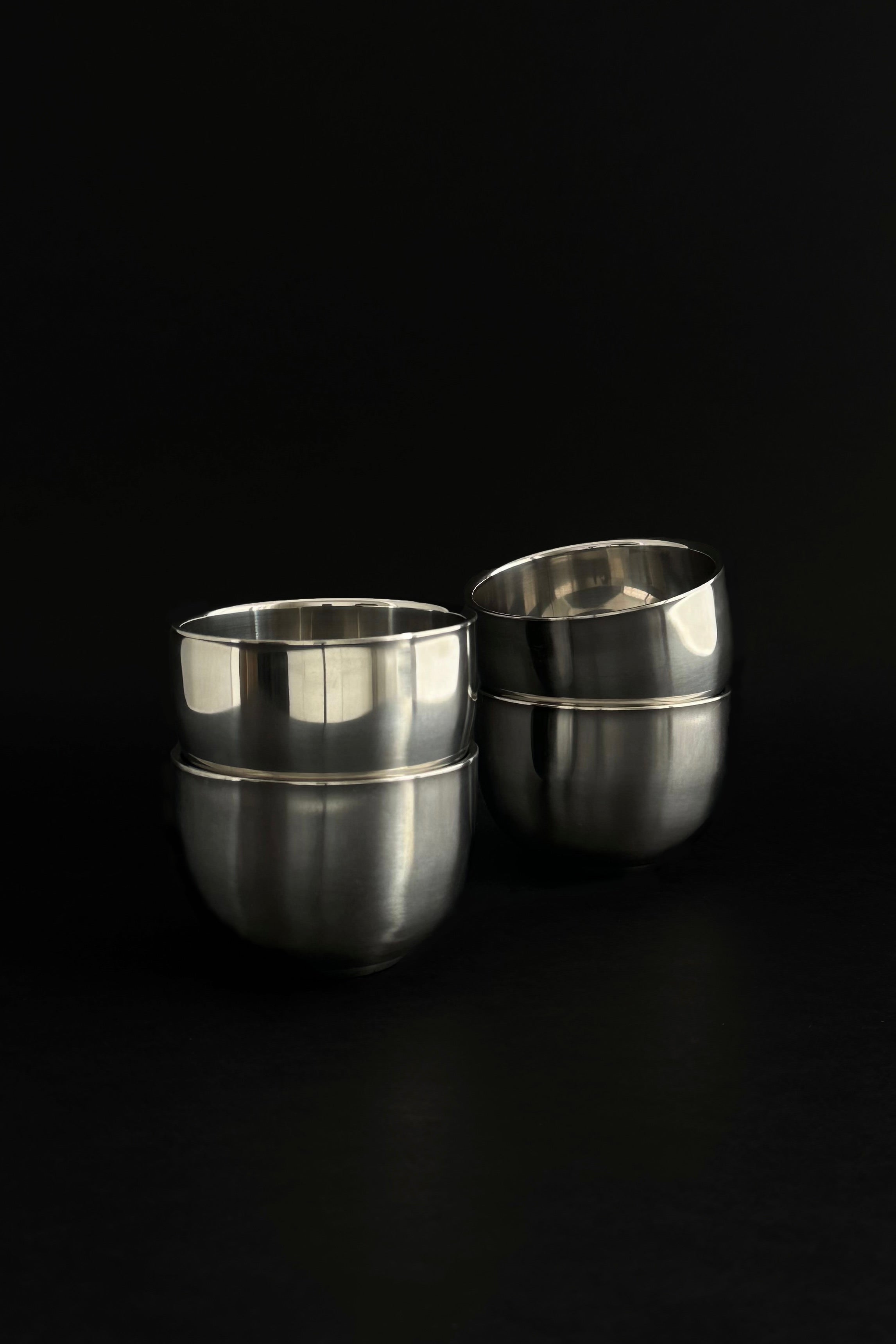 'HEDONISM' stainless steel cup - set of 2 — detail view