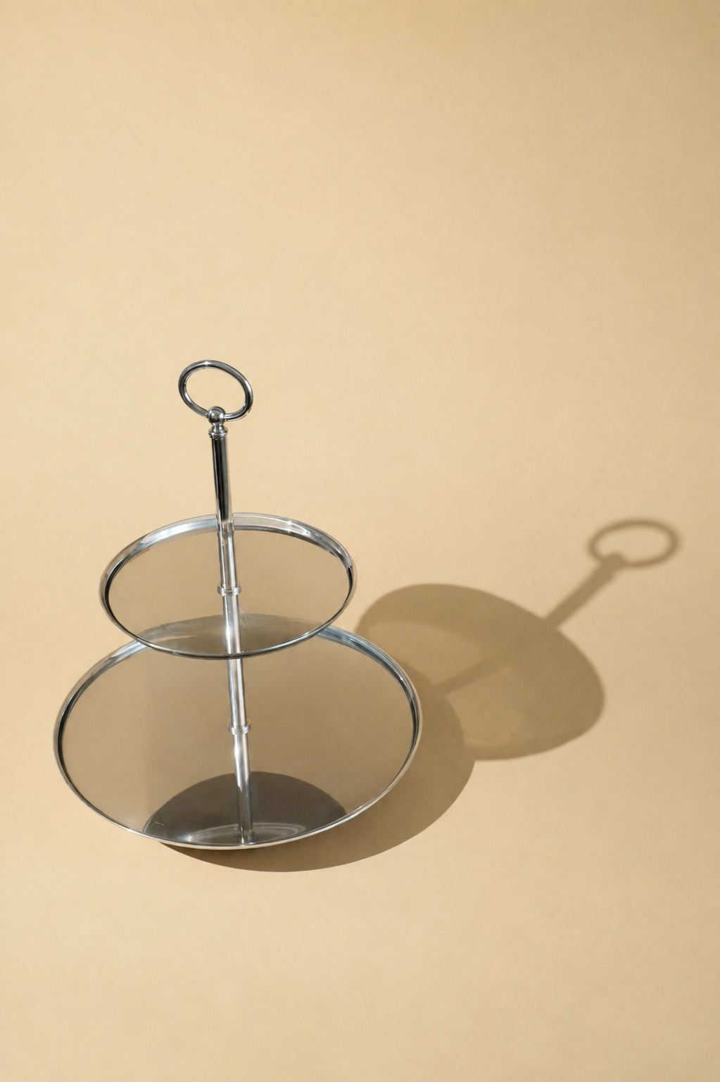 Ercuis Two-Tier Silver-Plated Serving Stand by Truffe Studio | The Oblist