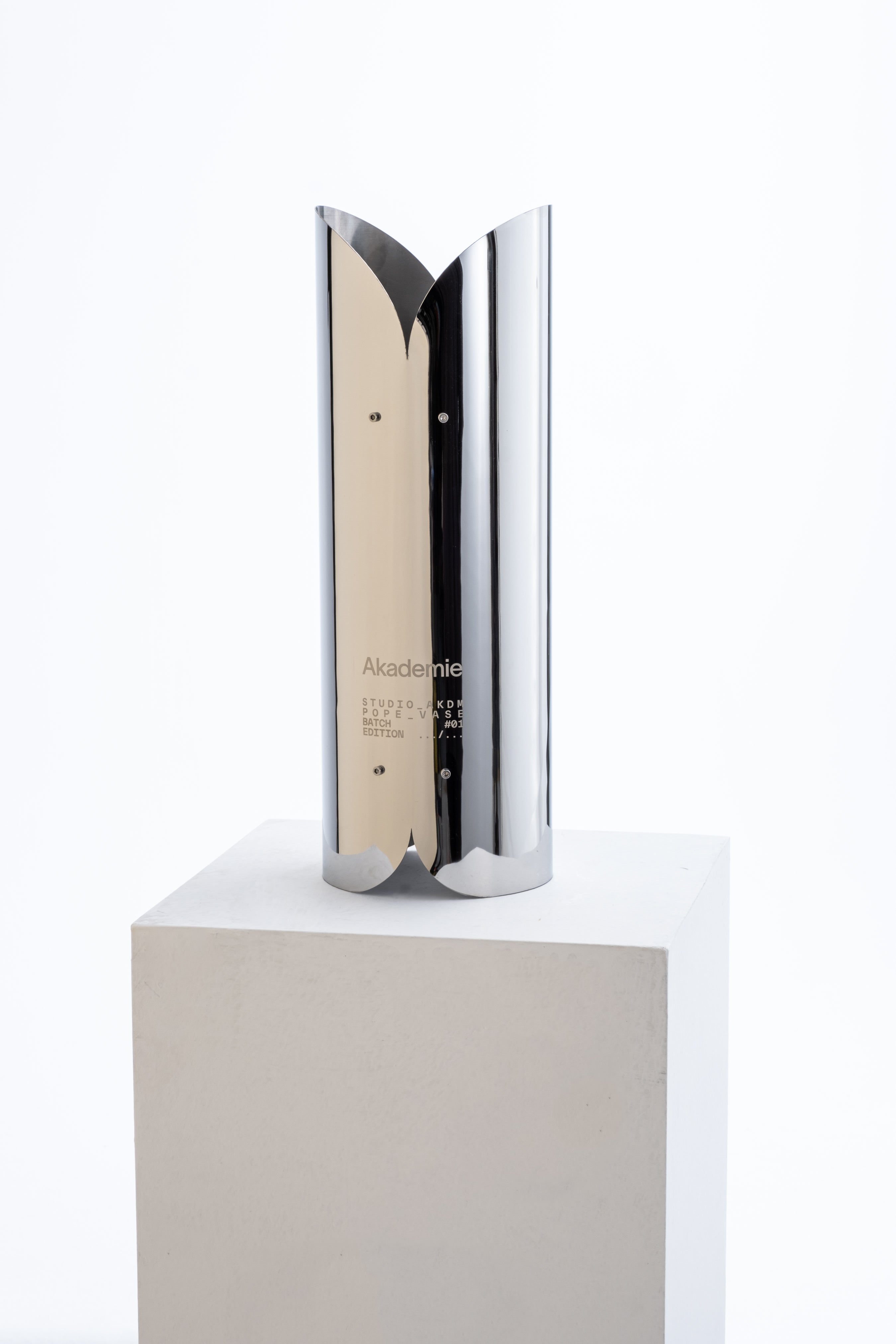 Pope Vase in Stainless Steel by Akademie | The Oblist