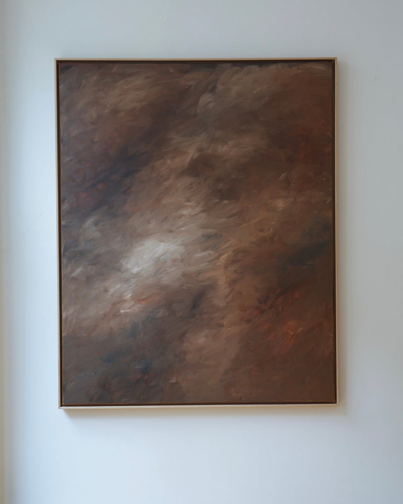 Earthen Haze' Painting by Mattias Storm | The Oblist — earthy tones, contemporary artwork