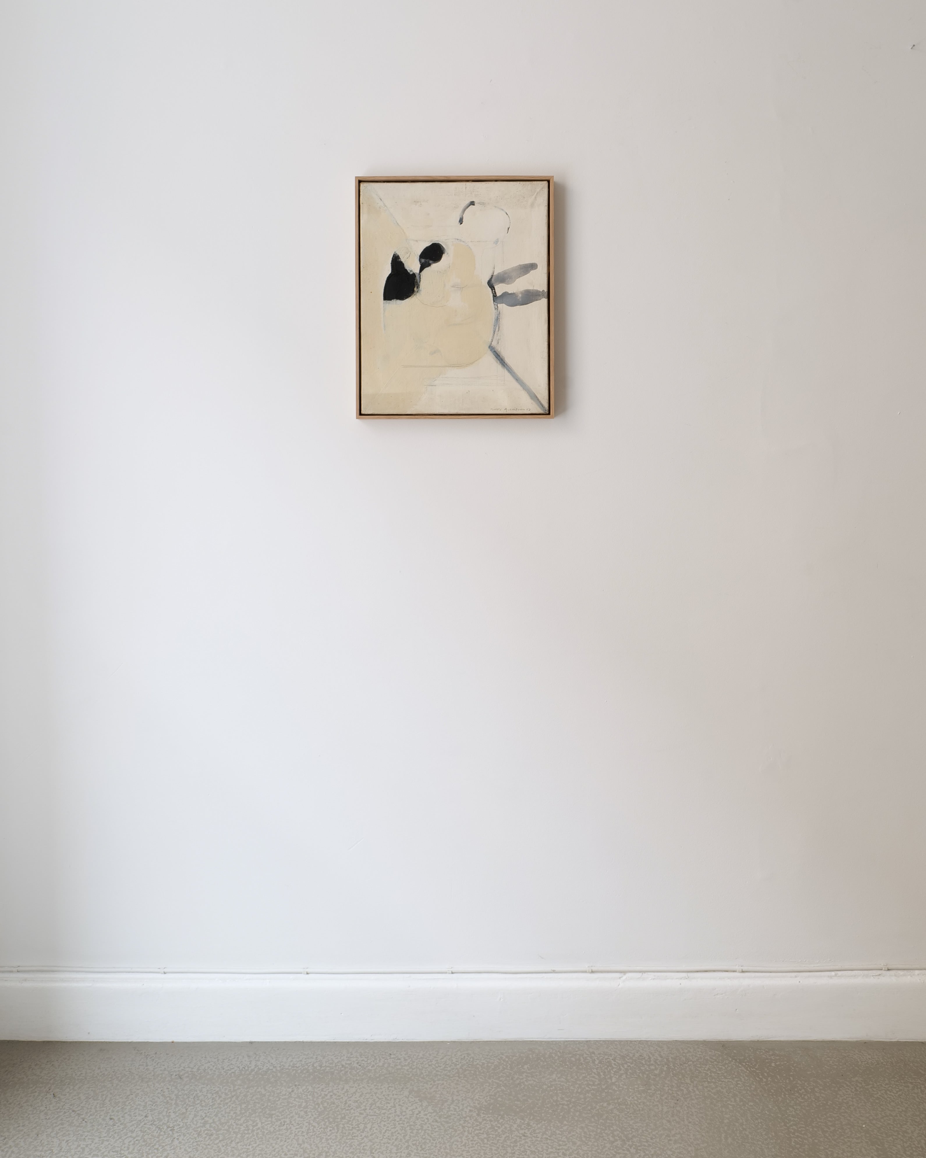 Peinture de Composition Abstraite par Bertil Berntsson 1957