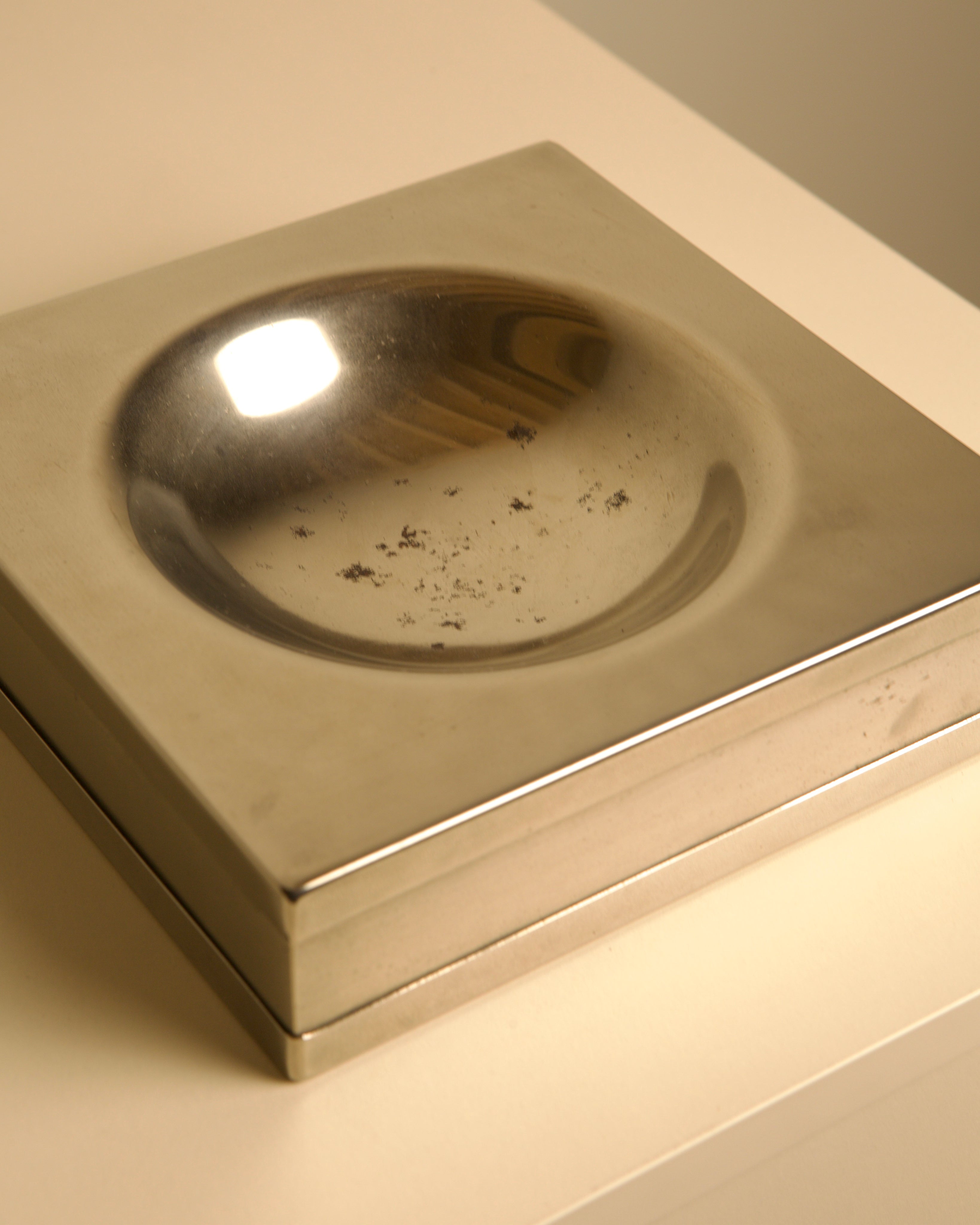 Cendrier Métal Italien Années 70