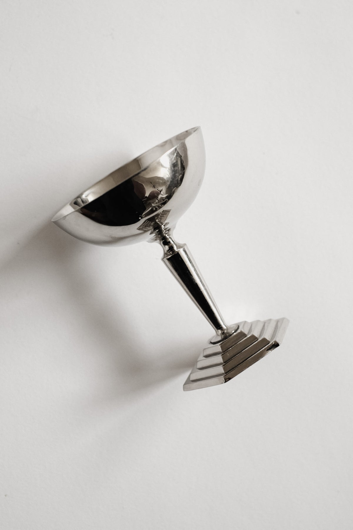 Set of 6 Art Deco Ice Coupes — side angle