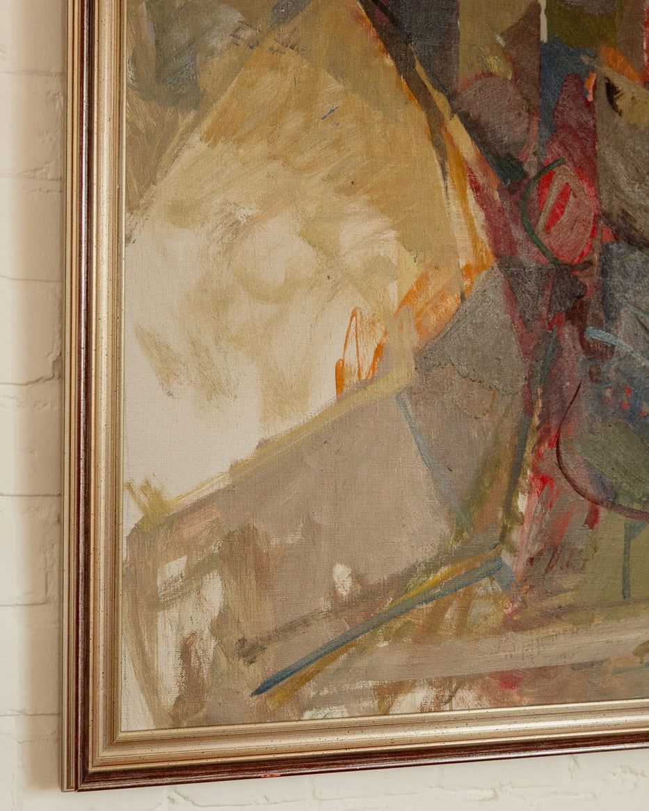 Vintage Oil On Canvas Landscape Painting by Adrian van Arkel — alternate view