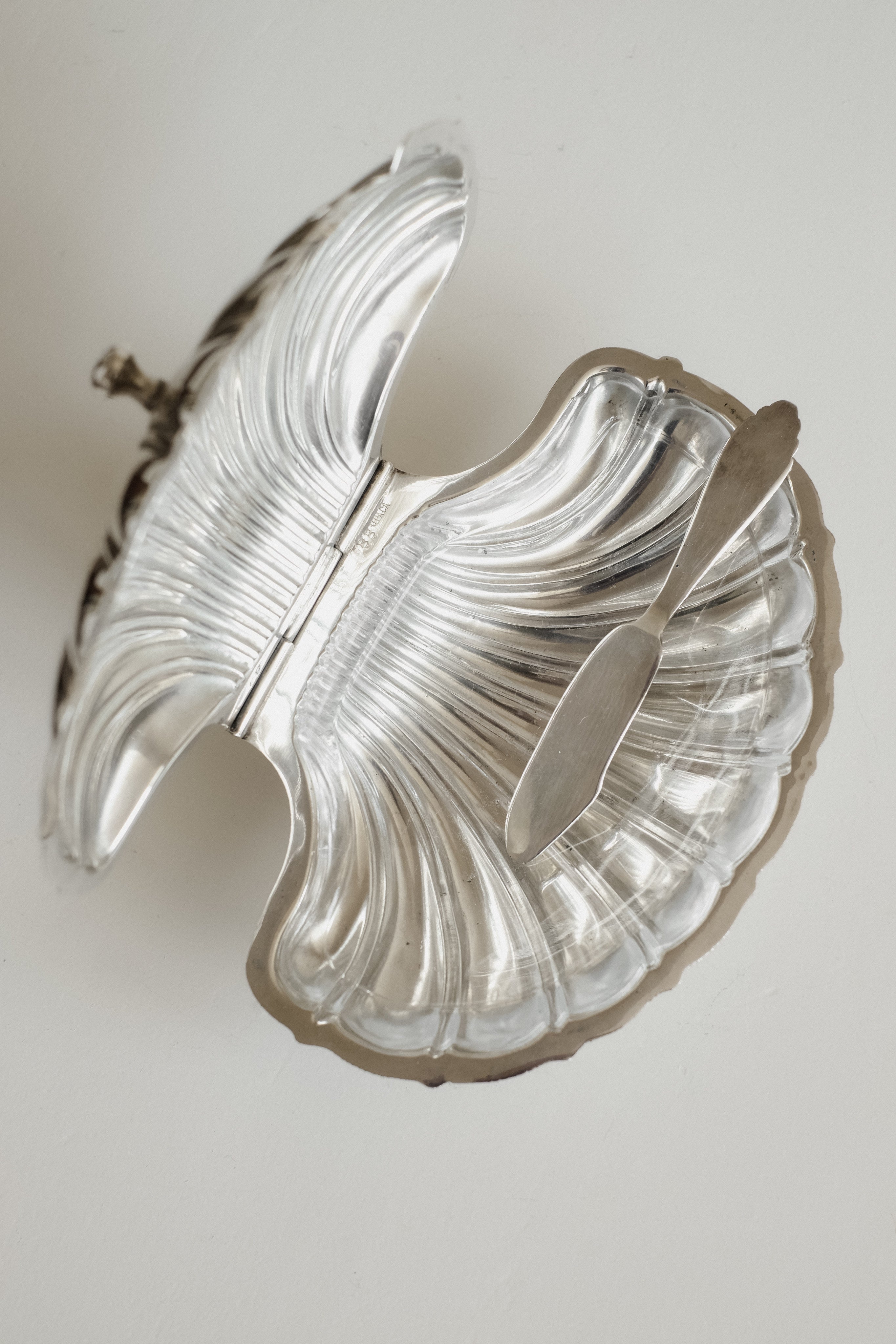 Decorative Butter Dish  — detail view
