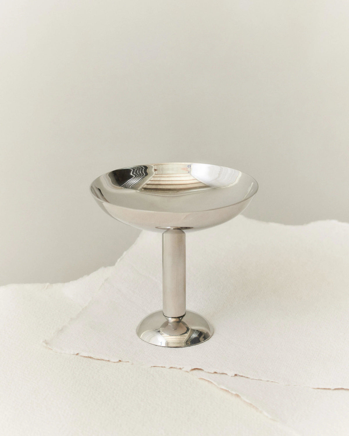 METAL CHAMPAGNE COUPE, TALL by Louise Roe | The Oblist