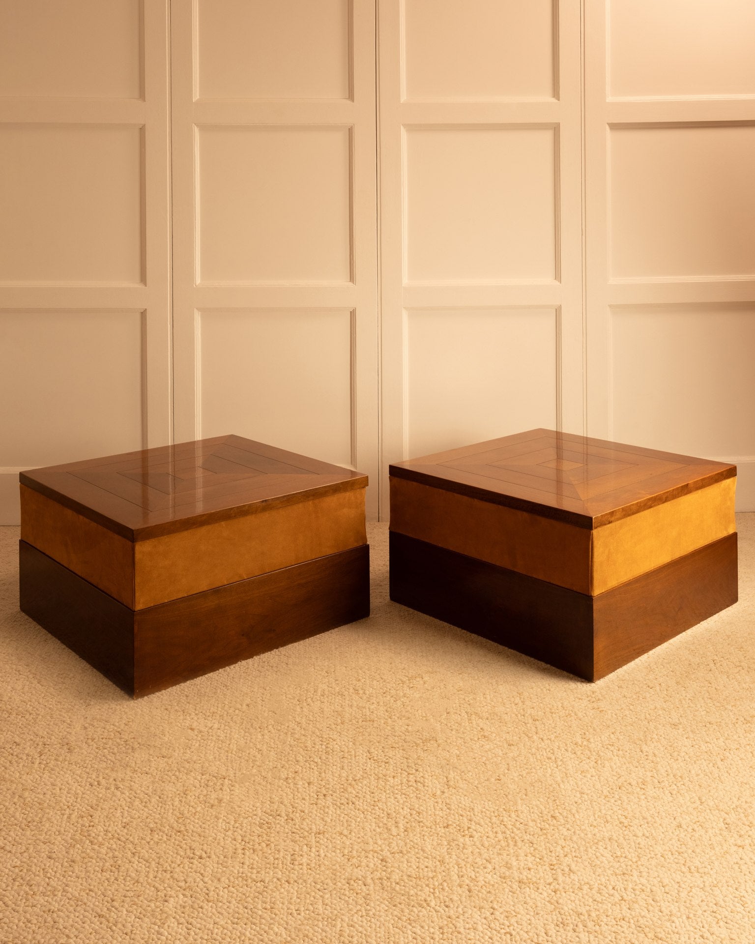 Paire de tables basses Paolo Buffa - Italie années 1940