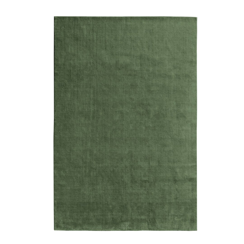 Rug 100% Wool New Zealand - Forest green by MOST | The Oblist — wool material, forest green color
