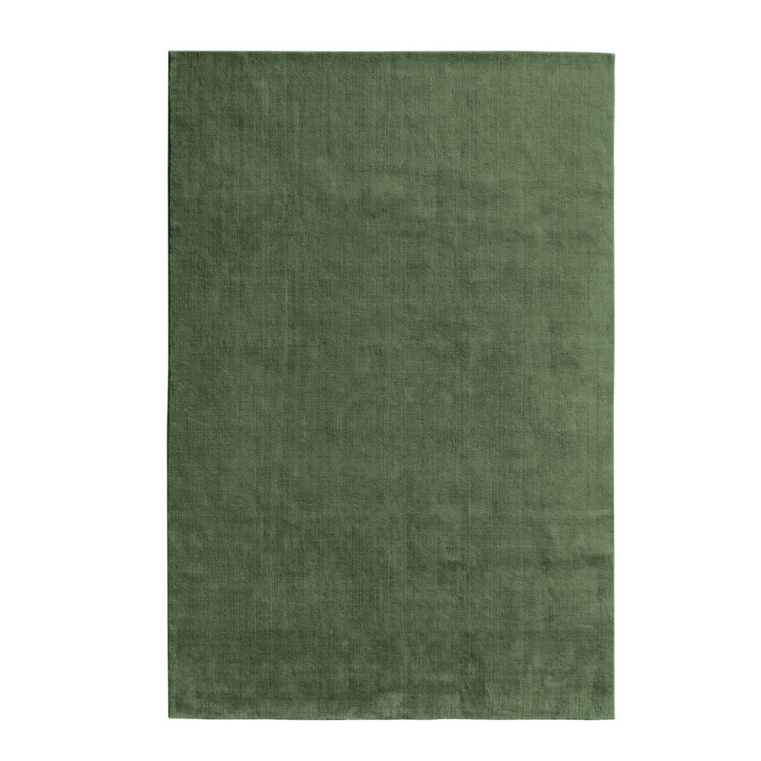 Rug 100% Wool New Zealand - Forest green by MOST | The Oblist — wool material, forest green color