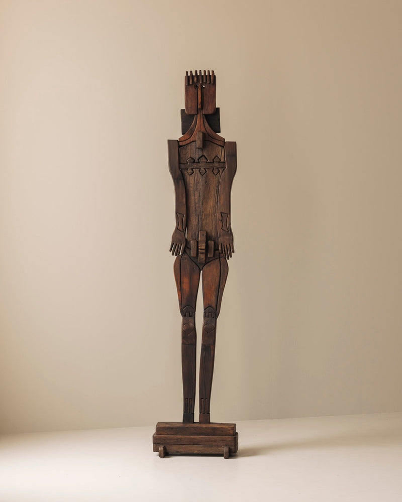 Sculptural Prince figure by Italian artist Luciano Bertolotto, 1990s — detail view