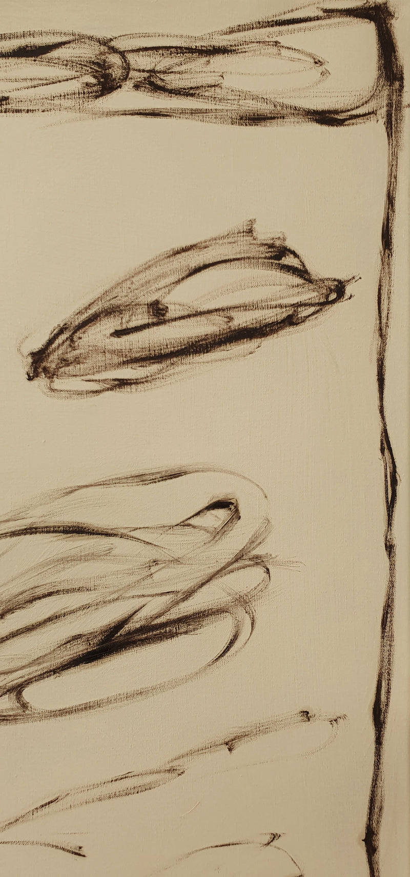 'Letters from Florence' painting — detail view
