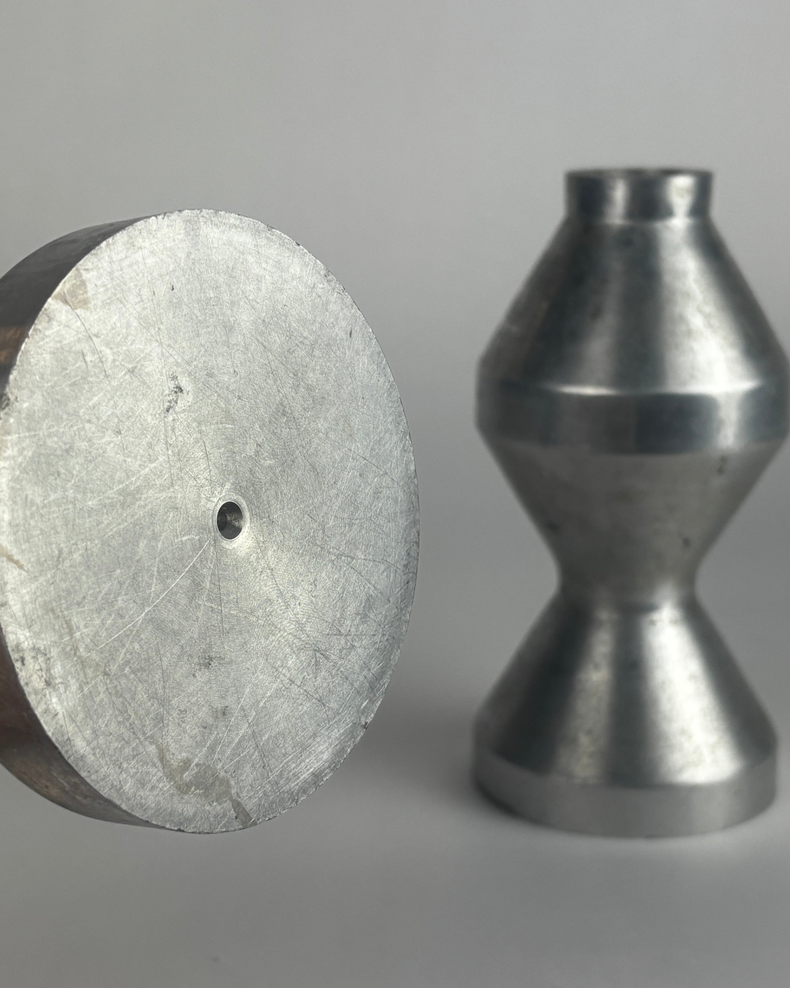 Modern Machinists Candle Holders, 1960's