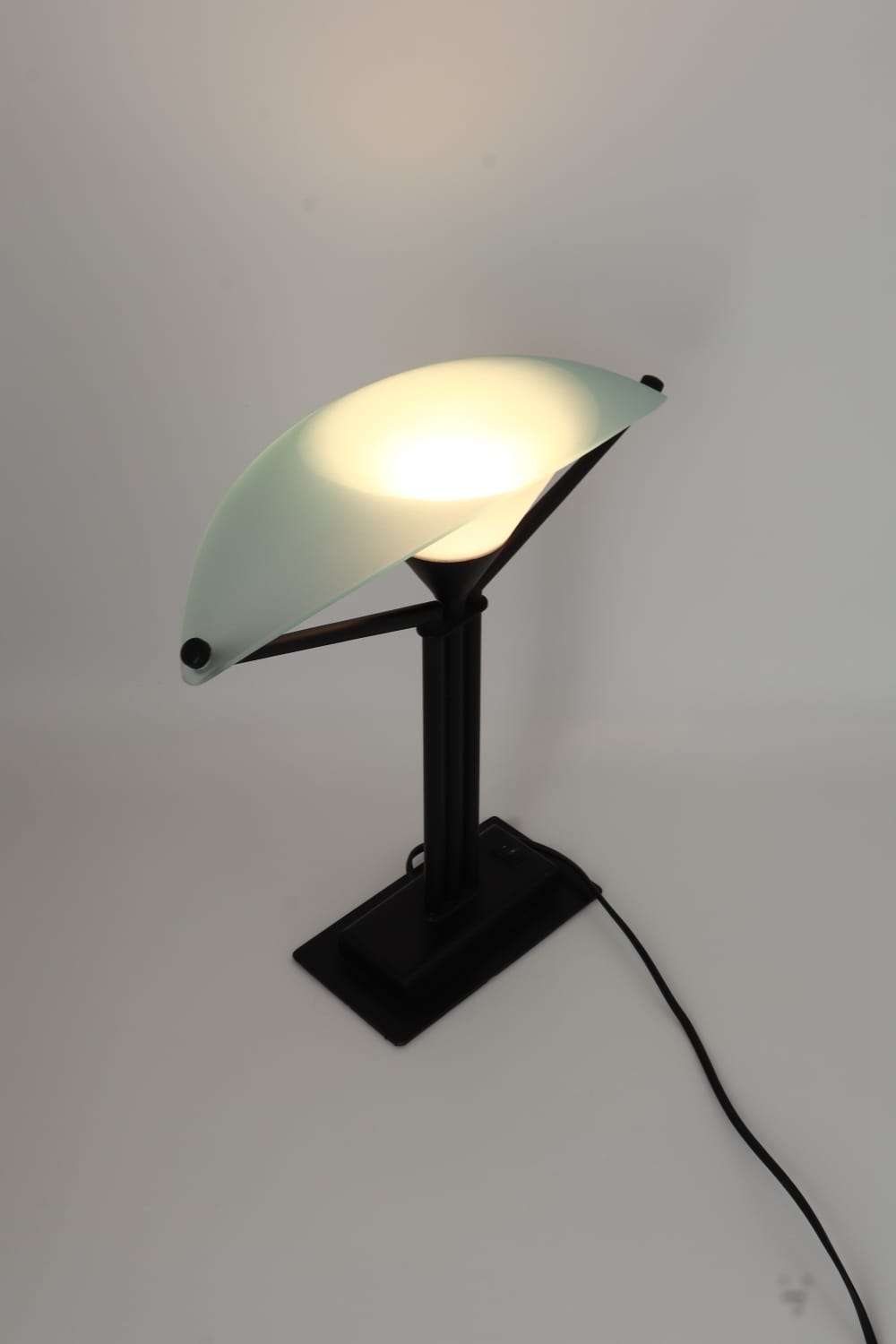 Postmodern Halogen Table Lamp by Boxford Holland — Netherlands, 1980s — lifestyle setting