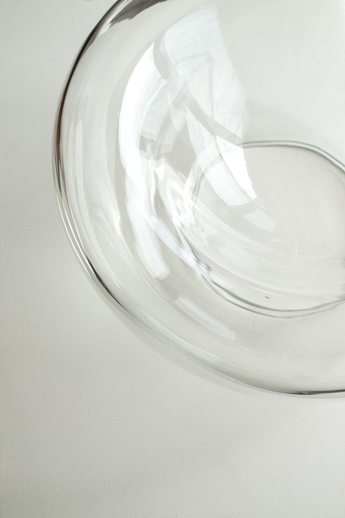Double-Walled Glass Bowl — close-up