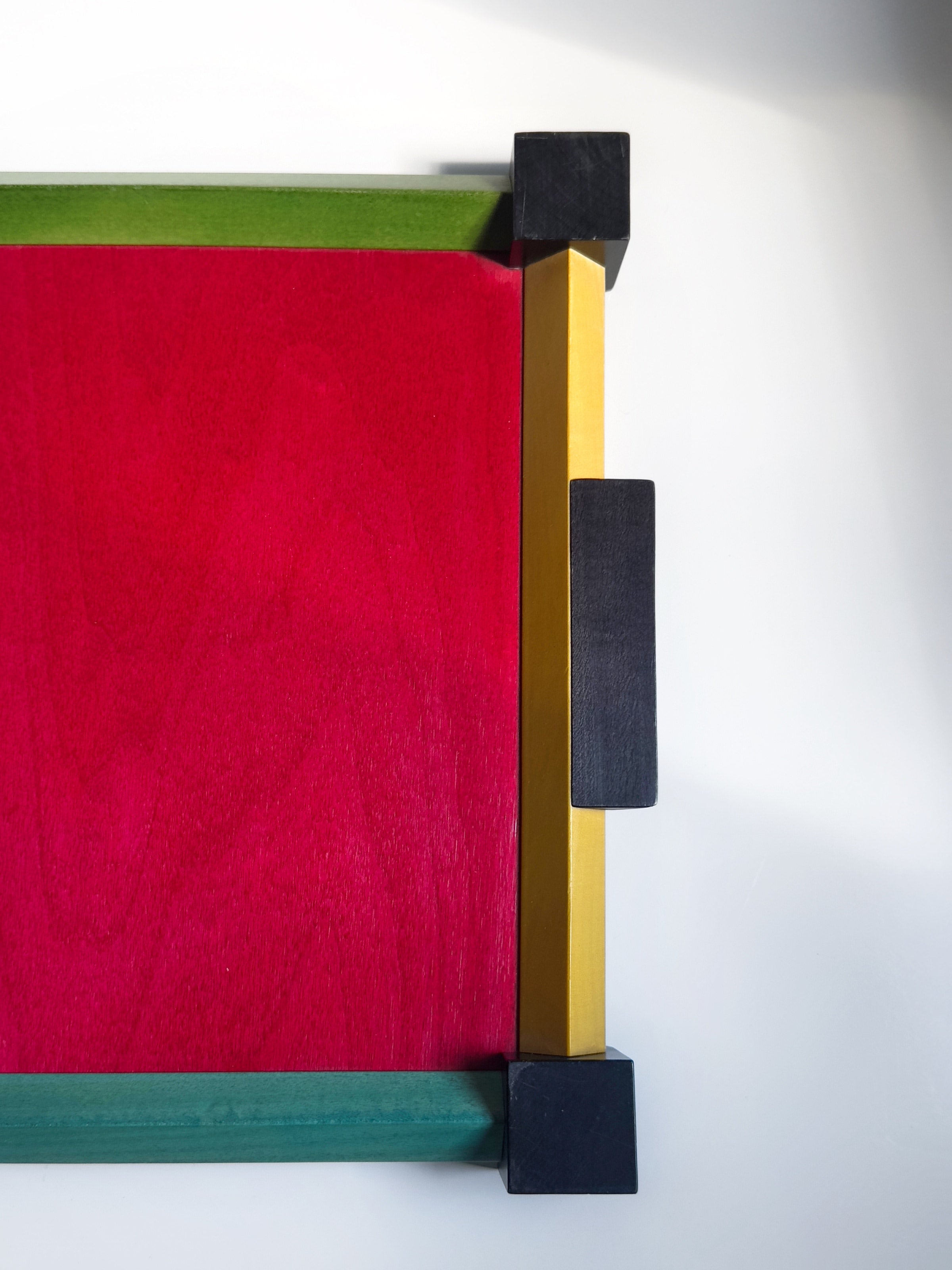 Italian serving tray by Pietro Manzoni Bergamo - 1960s — detail view