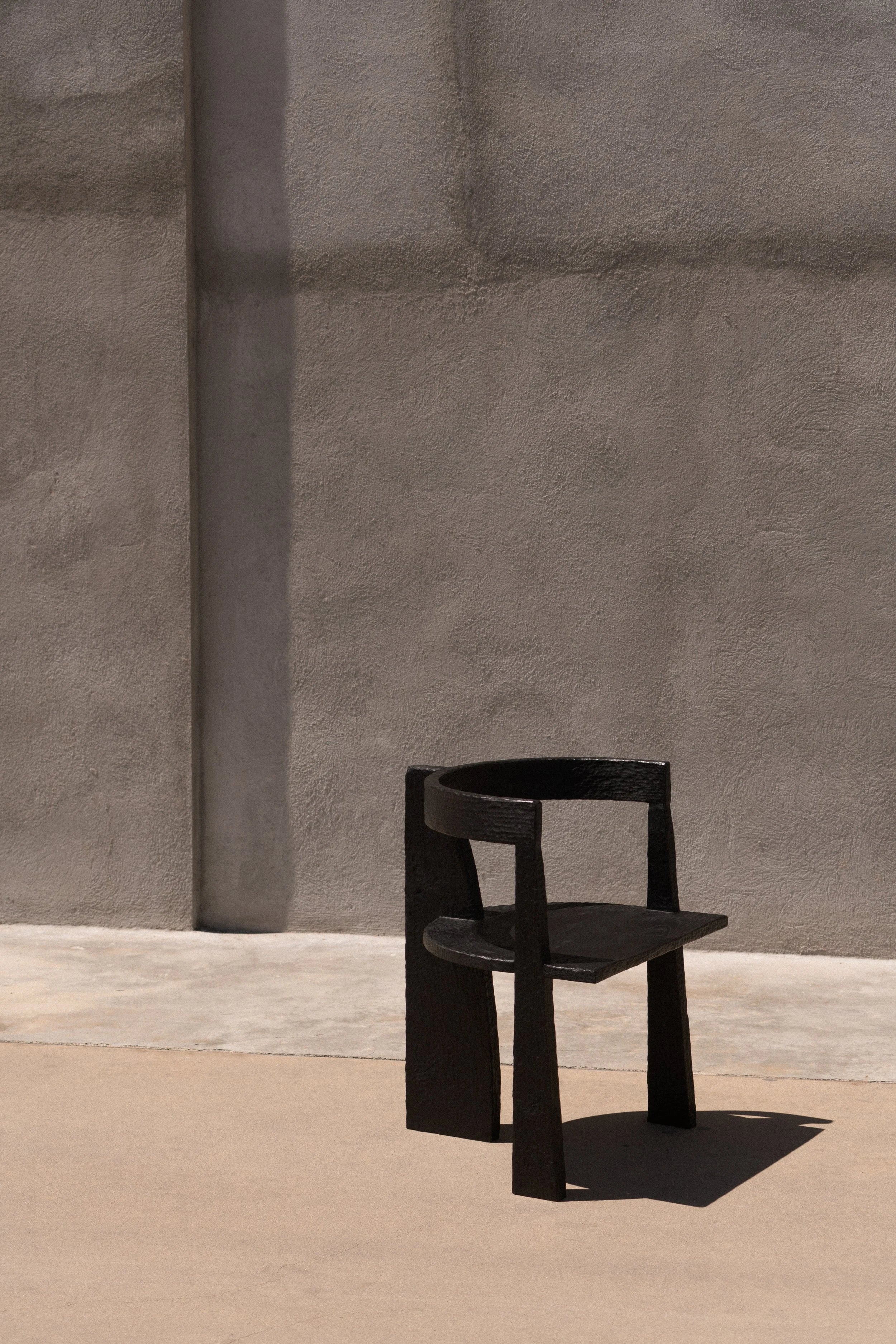 Burned Cookie Chair — alternate view