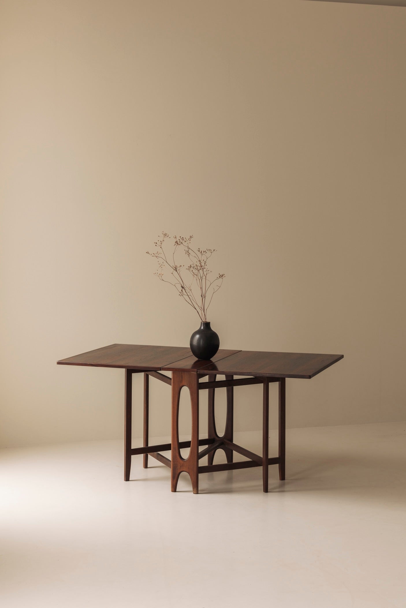Rosewood folding table by Bendt Winge, Norway 1960s. — view 10