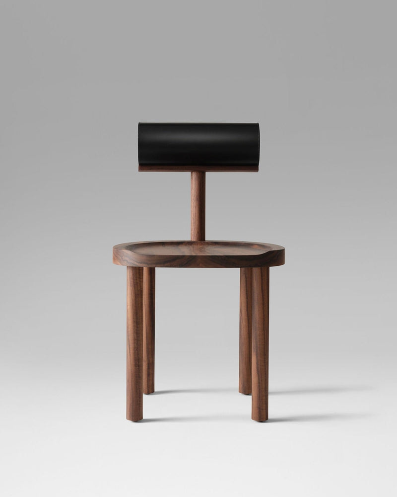 UNA Chair by Estudio Persona | The Oblist — walnut wood, modern design