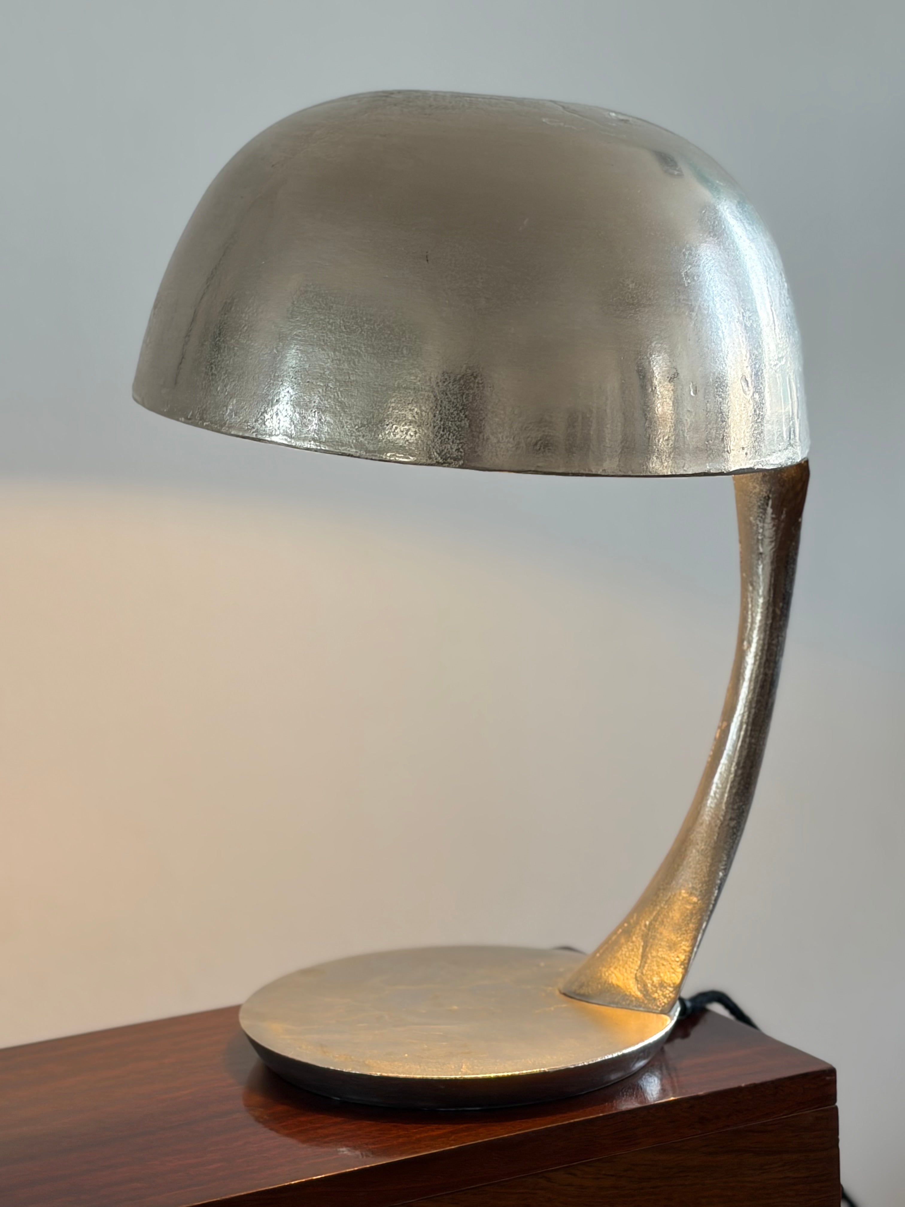 Solid Chrome Helmet Lamp, Italy, 1970s by OBJECT AGENCY | The Oblist