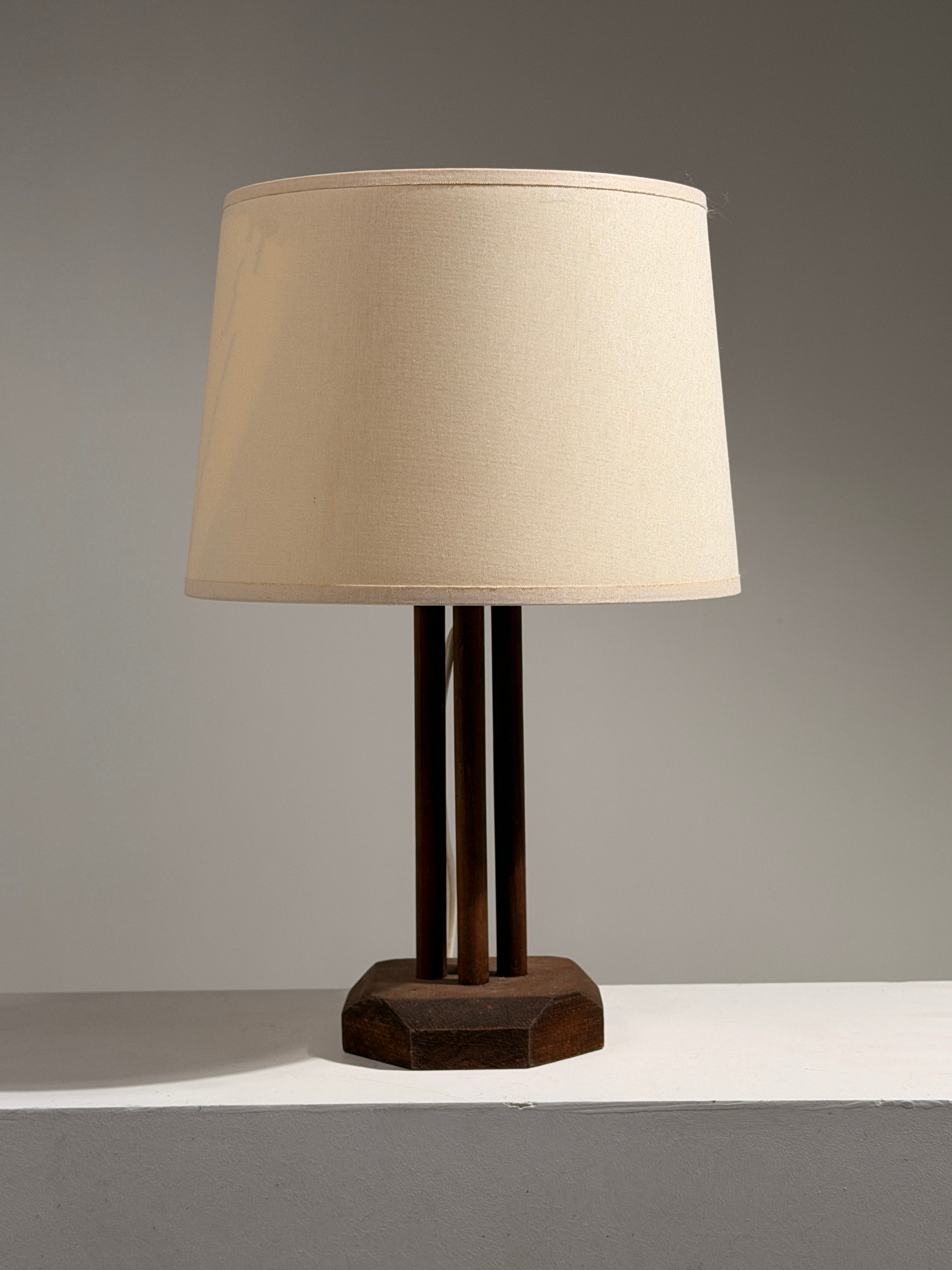 Art Deco table lamp, France, circa 1930.  — side angle