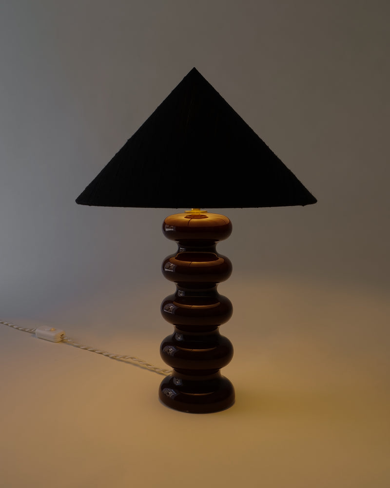 Sculptural Ceramic Table Lamp — detail view
