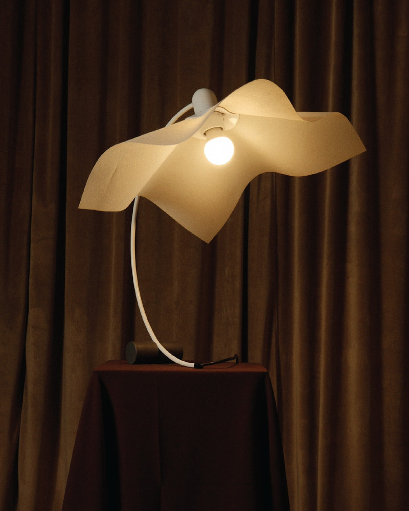 Vintage Artemide 'Area Curvea' Table Lamp by Mario Bellini — in context