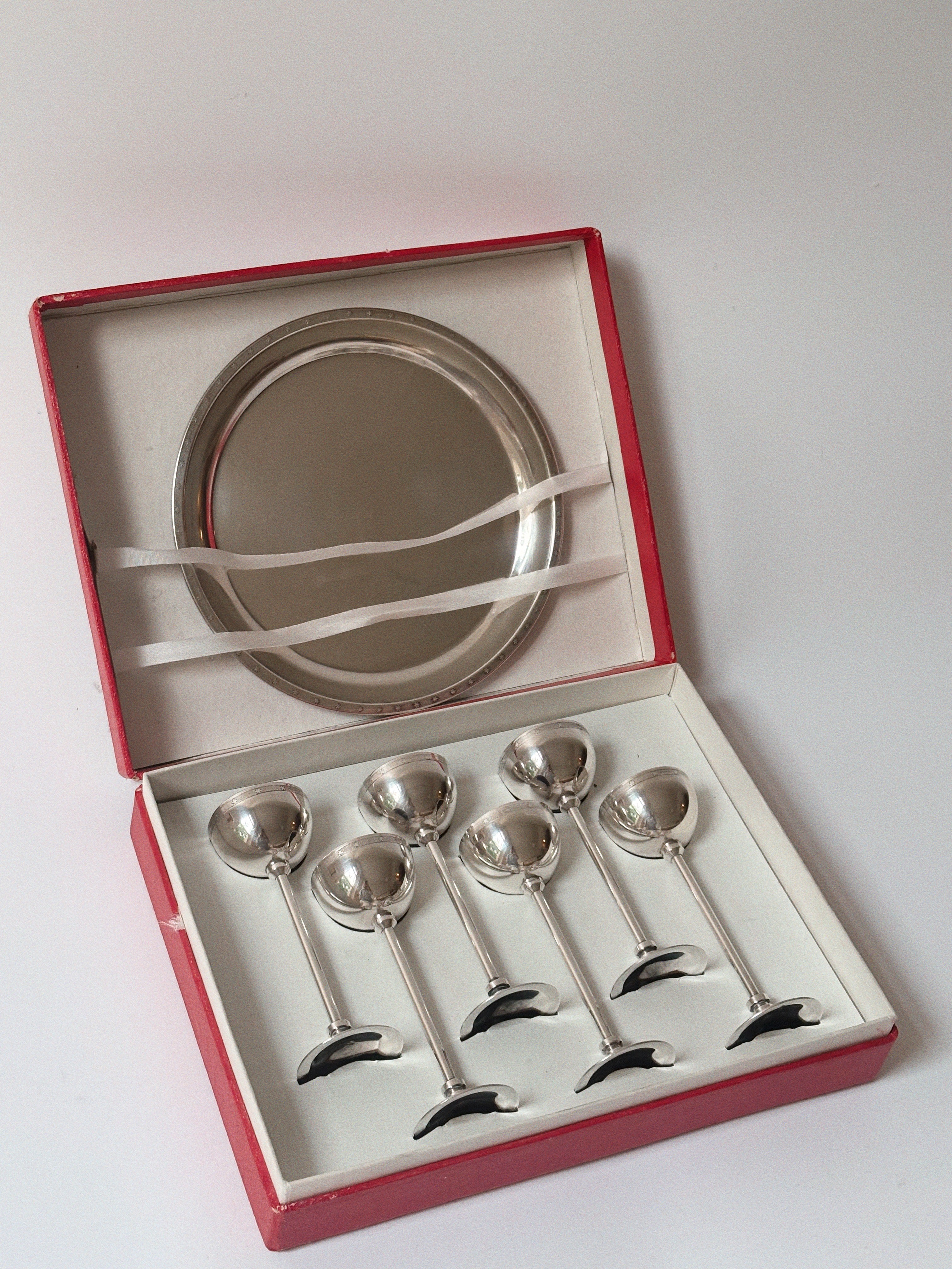 Silver-Plated Liqueur Server Set, 1980's — view 9