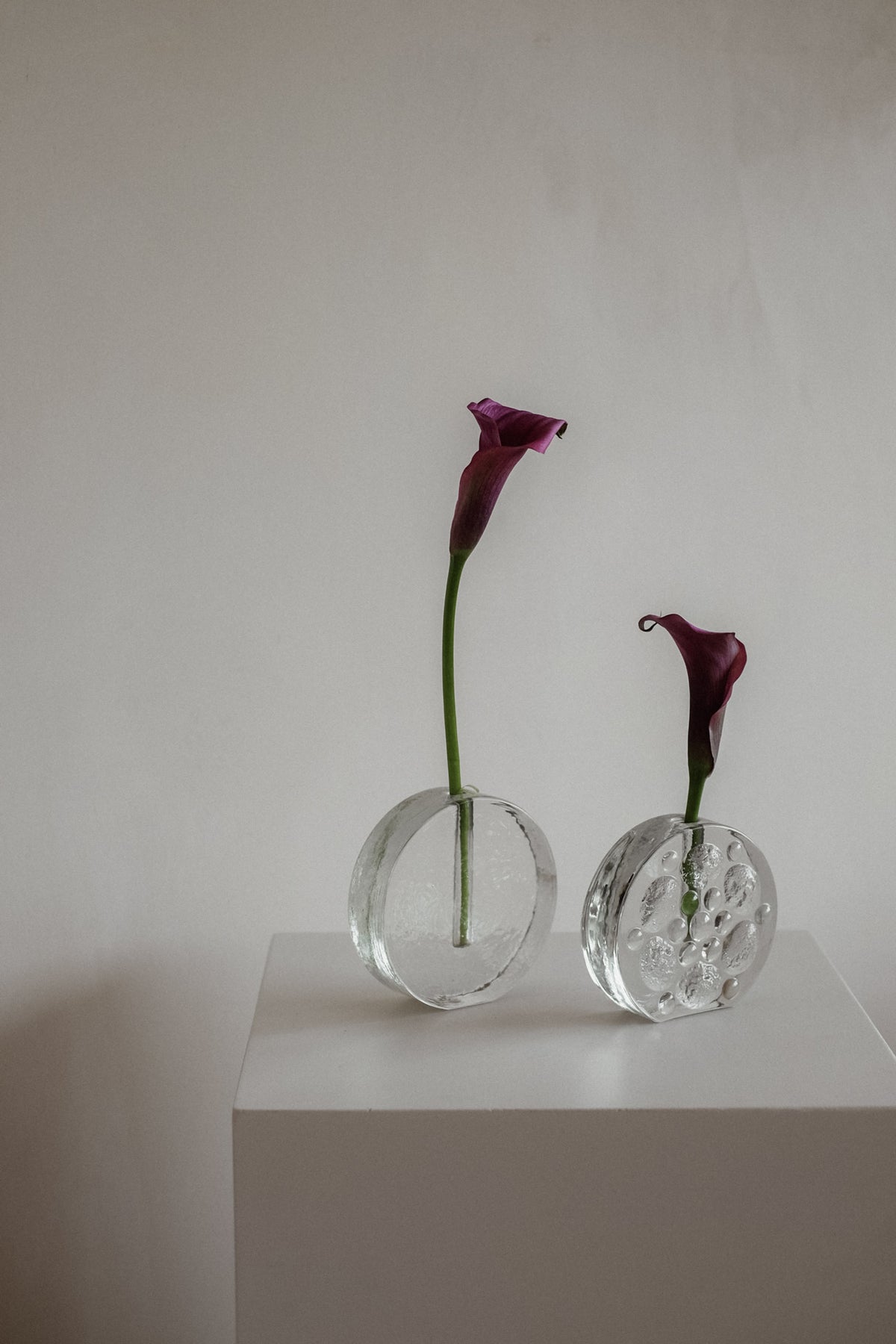 Vintage Walther Glas Solifleur Vases — in context