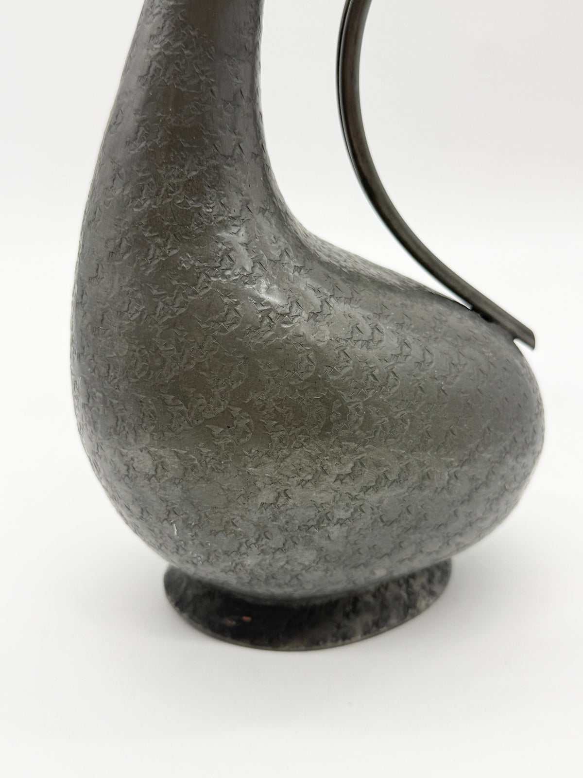 Hammered Pewter Ewer – San Nazaro Peltro, Italy, 1960s — alternate view