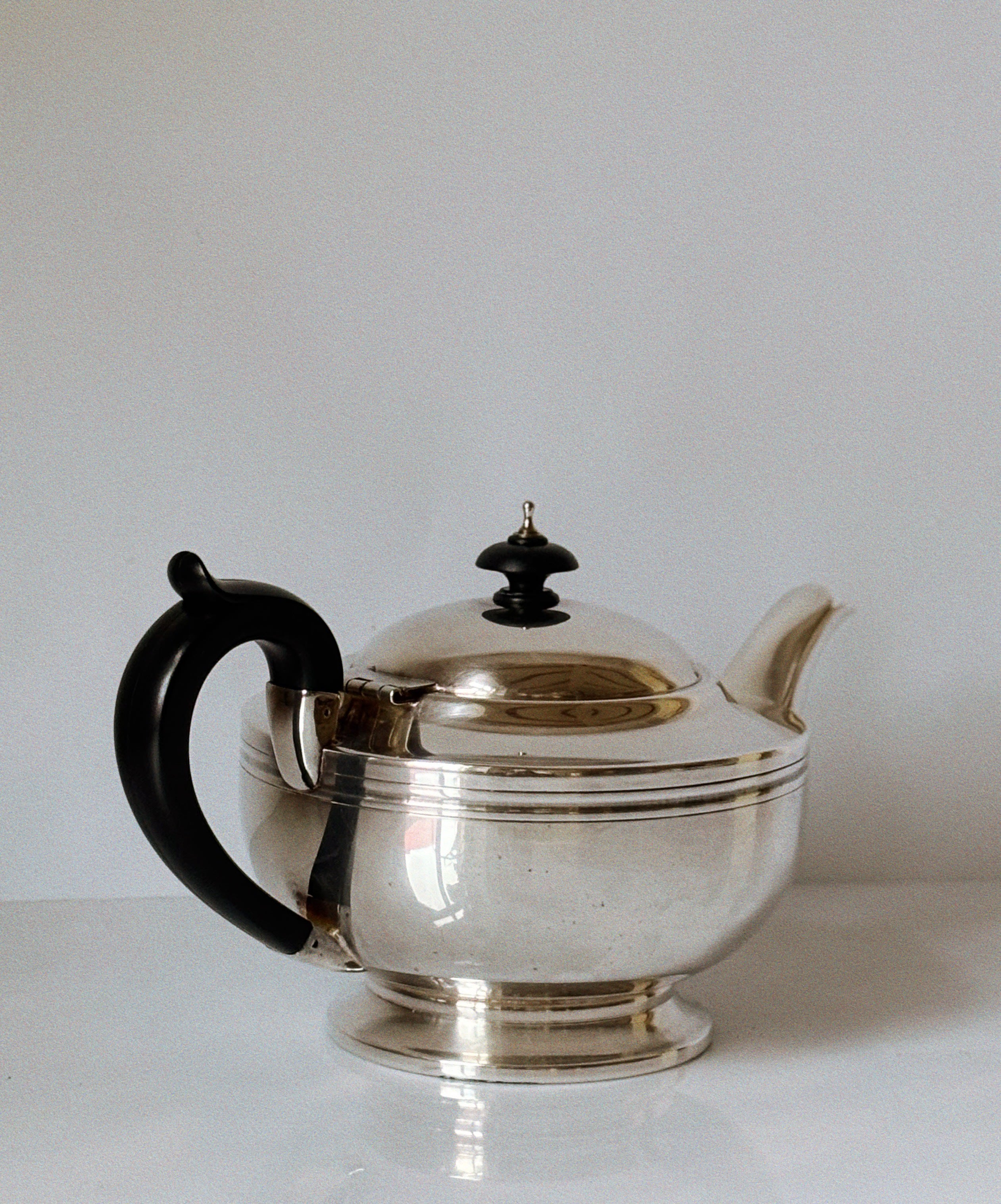 Mid Century WMF Silver Plated Teapot, Germany — lifestyle setting