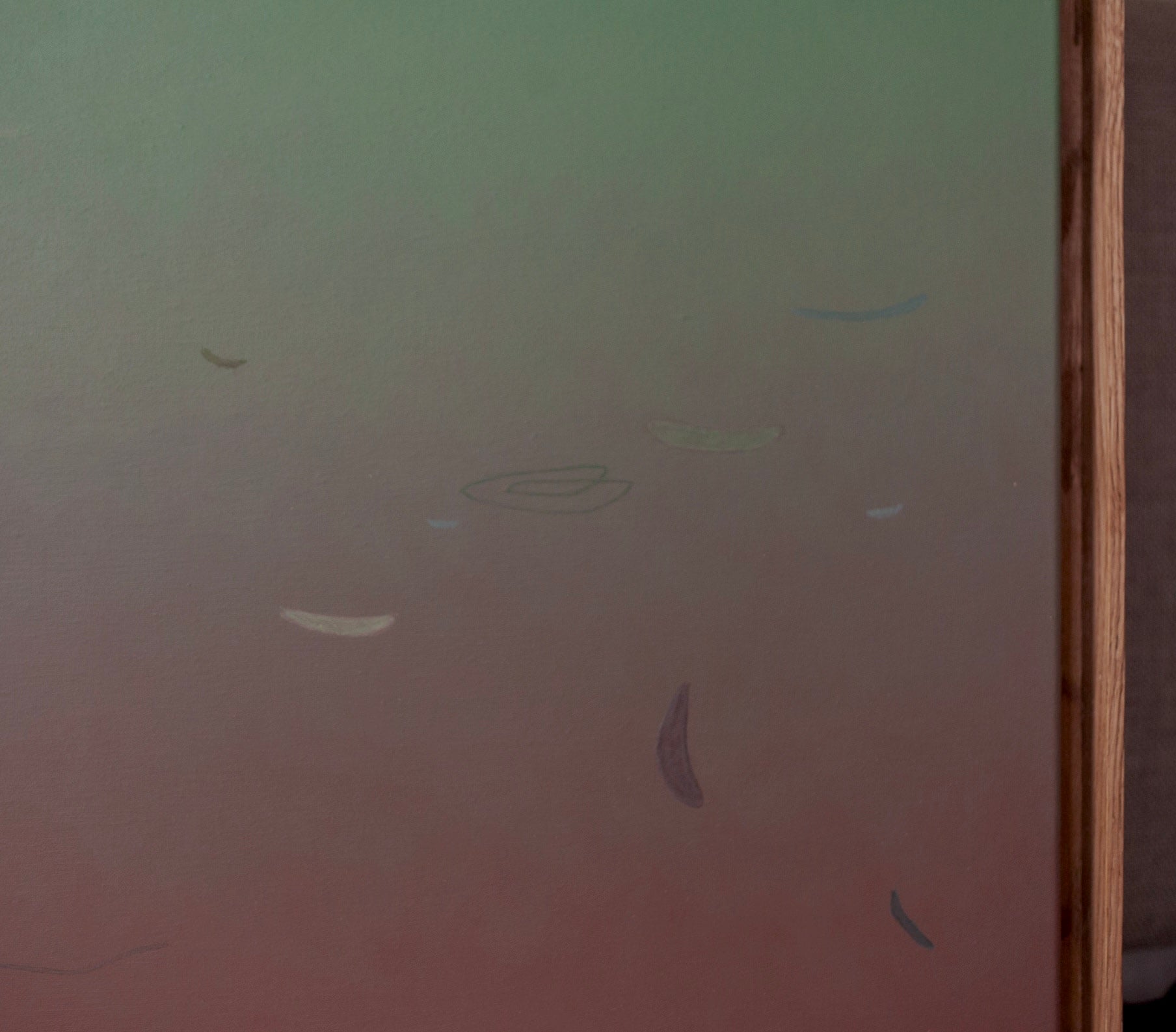 Beneath' Painting — side angle showing soft color gradients