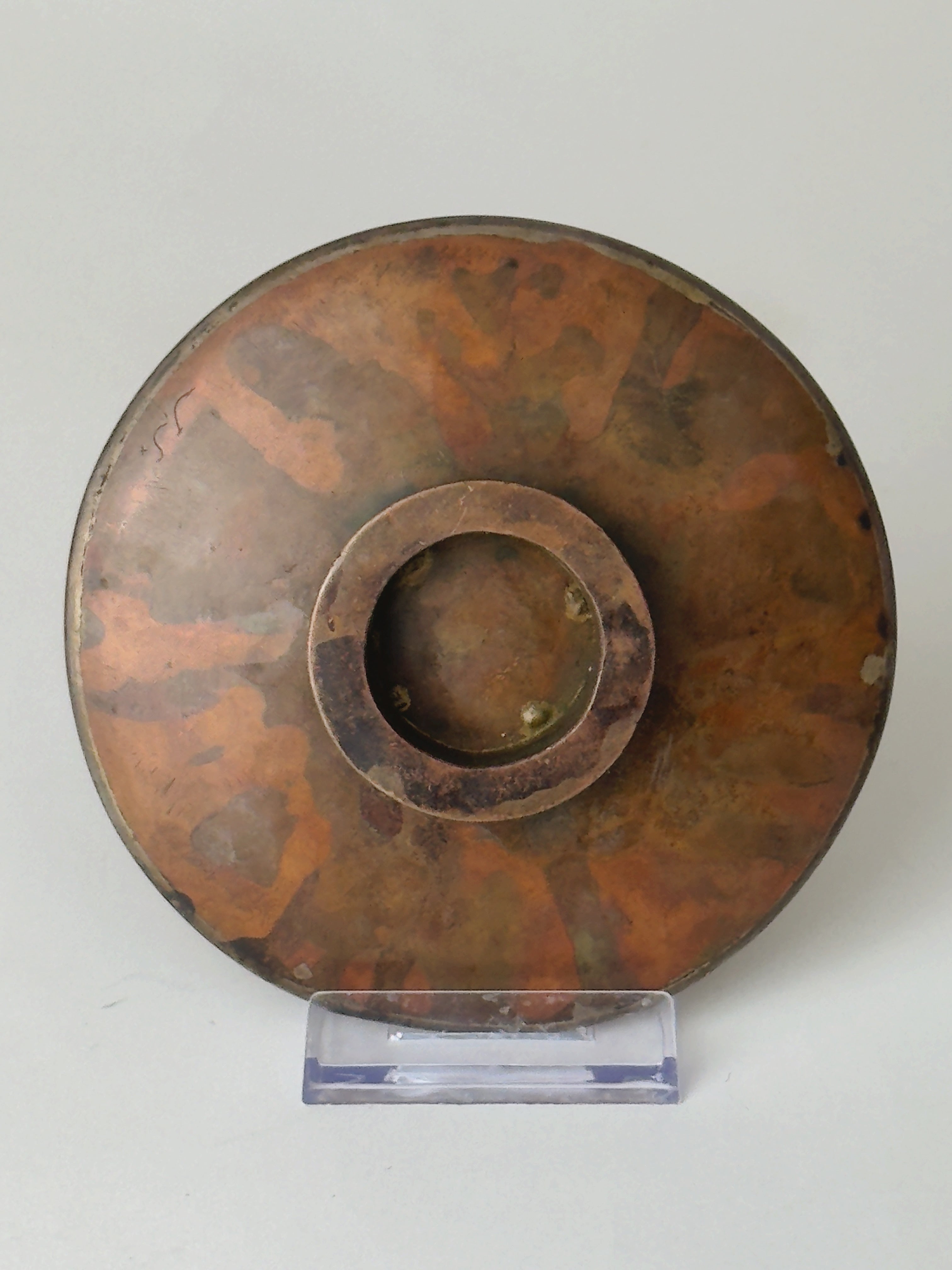 Jean Serriere Dinanderie Bowl c.1920 — lifestyle setting