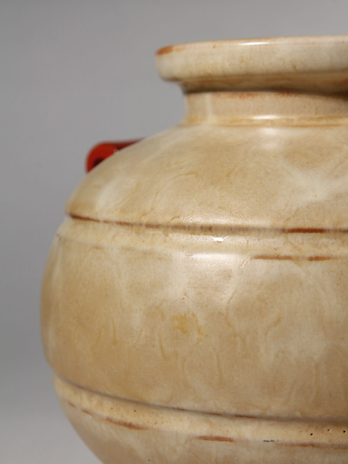 Harald Östergren Art Deco Vase, For Upsala-Ekeby, 1930, Sweden — side angle