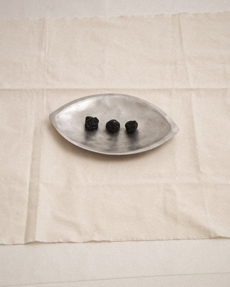 Aluminium Candy Platter by Rooms Studio | The Oblist — handcrafted silver finish