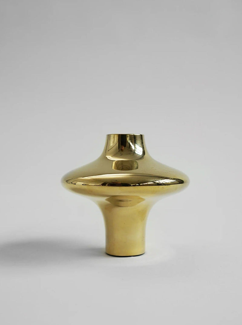 Doublet Candleholder - Large - Gold by Hein Studio | The Oblist — gold metal finish