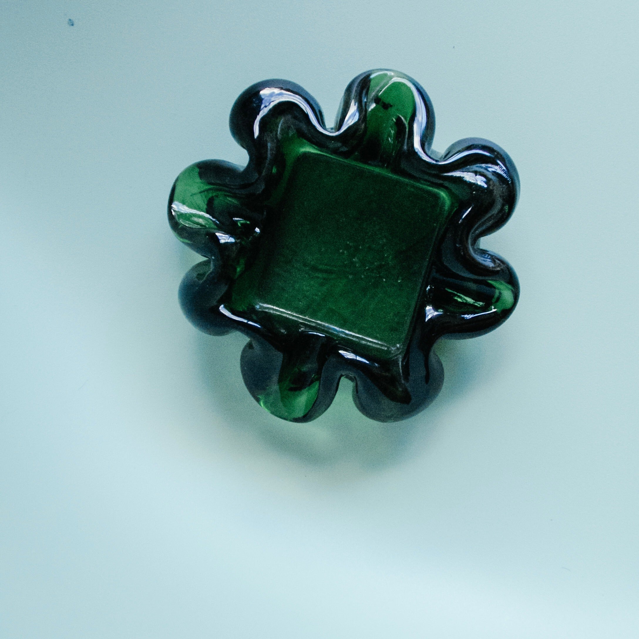 Organic Green Ashtray — lifestyle setting